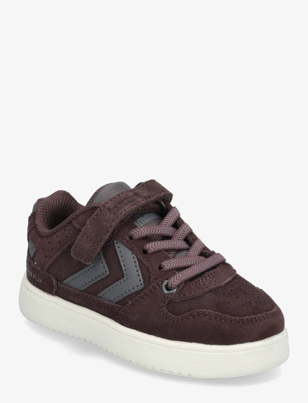 Hummel - ST. POWER PLAY SUEDE JR - låga sneakers - fudge - 0