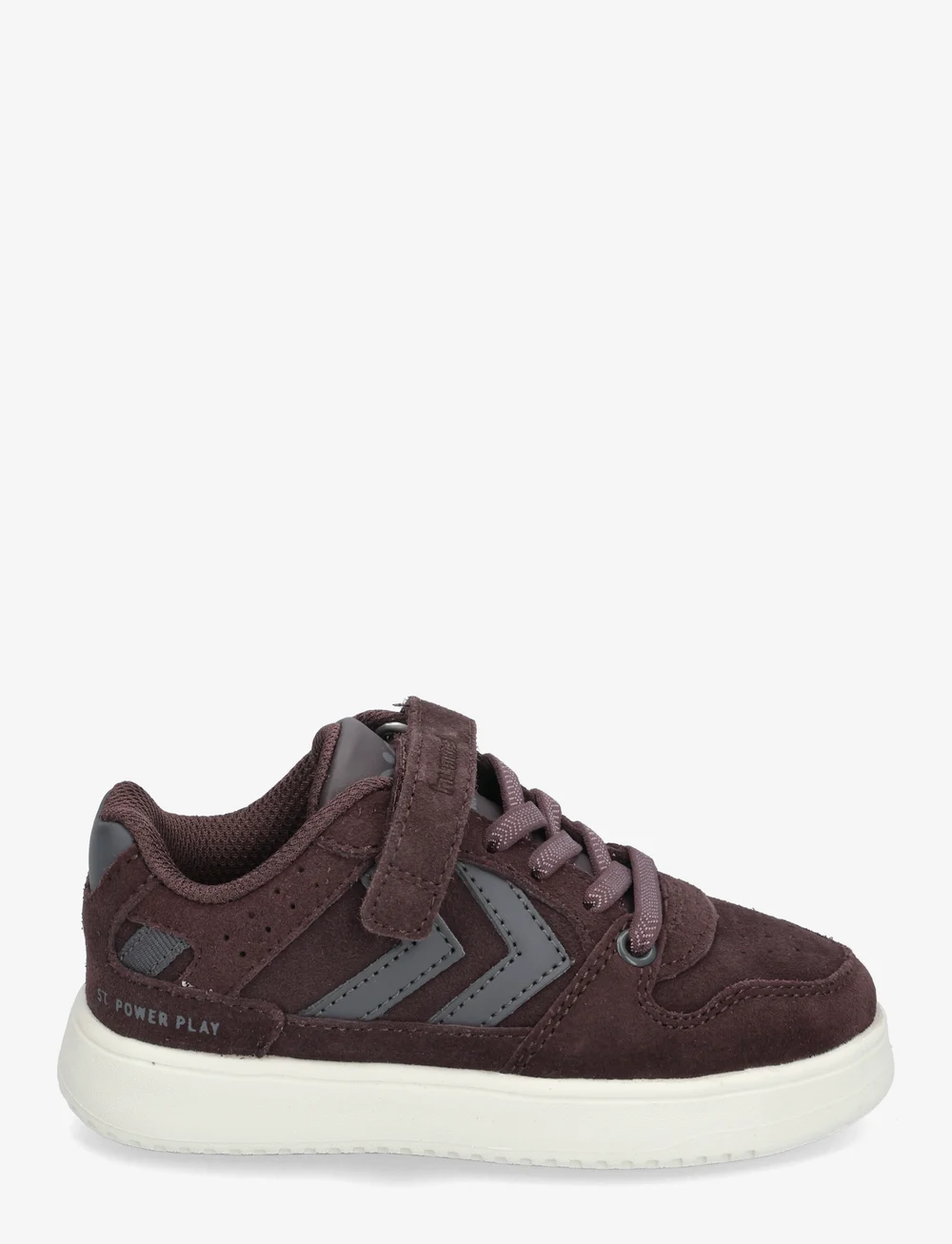 Hummel - ST. POWER PLAY SUEDE JR - låga sneakers - fudge - 1