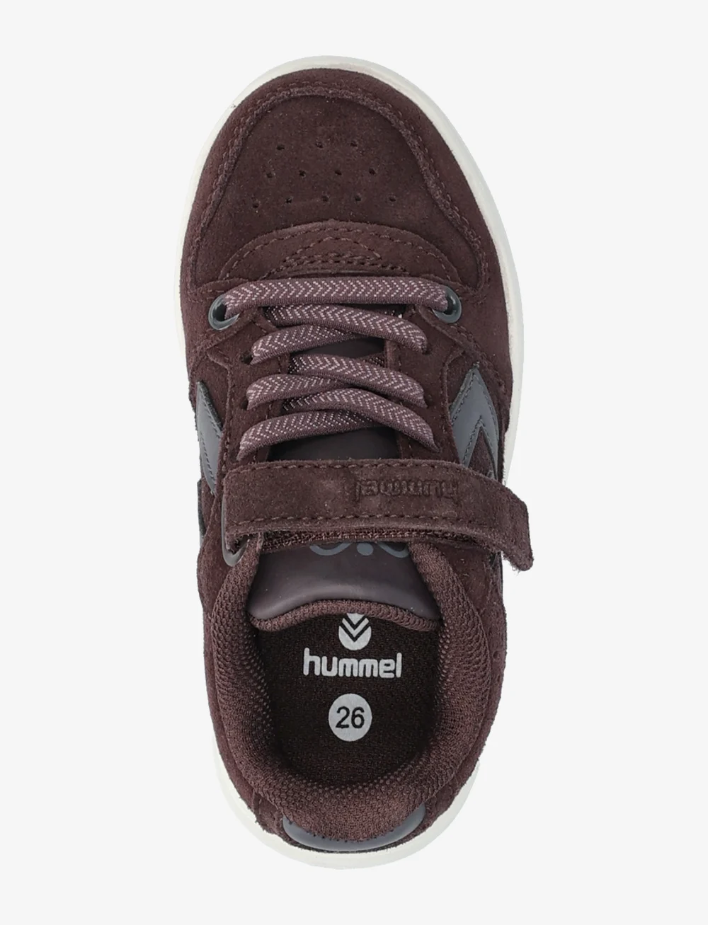 Hummel - ST. POWER PLAY SUEDE JR - låga sneakers - fudge - 3
