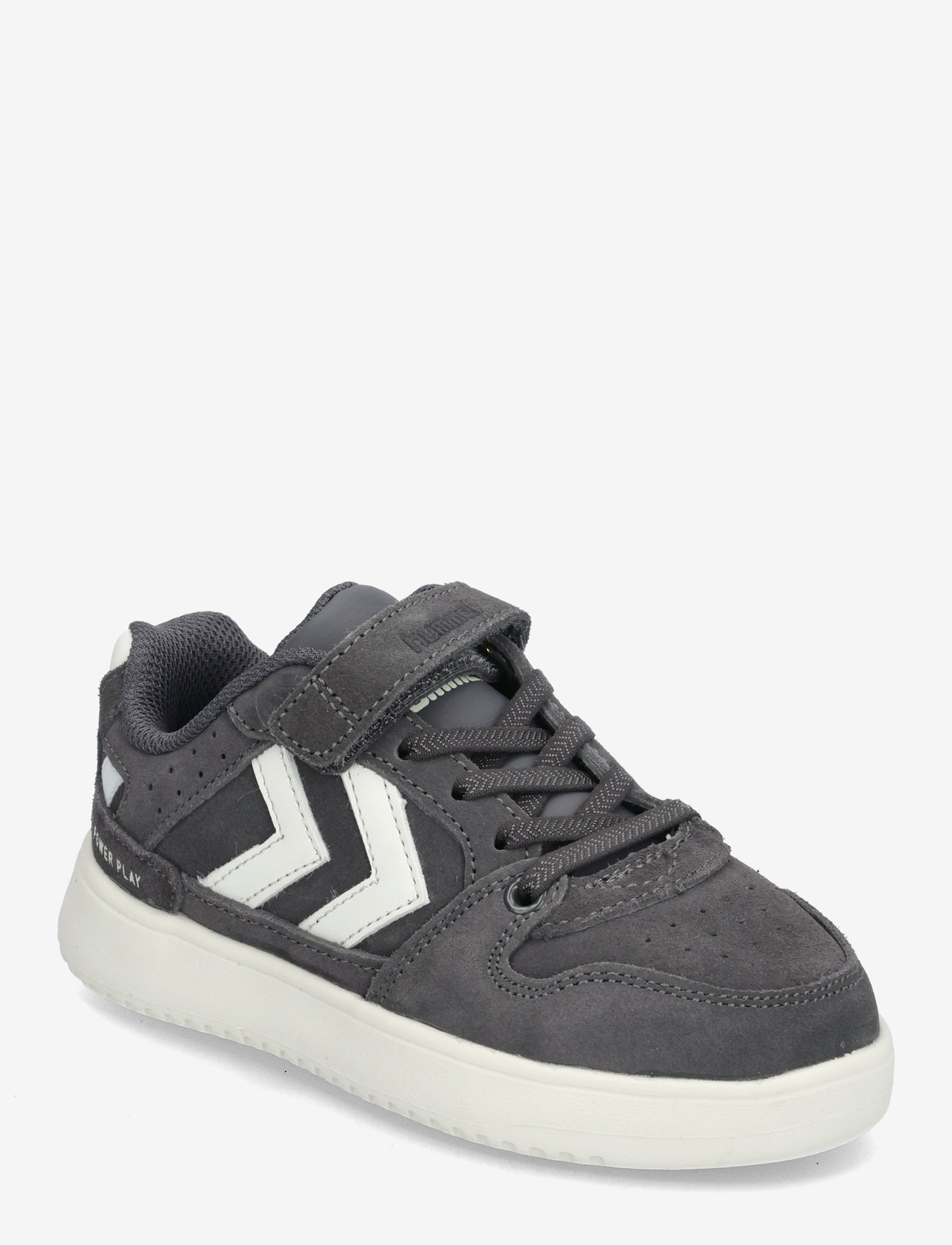 Hummel - ST. POWER PLAY SUEDE JR - white/obsidian/black - 0