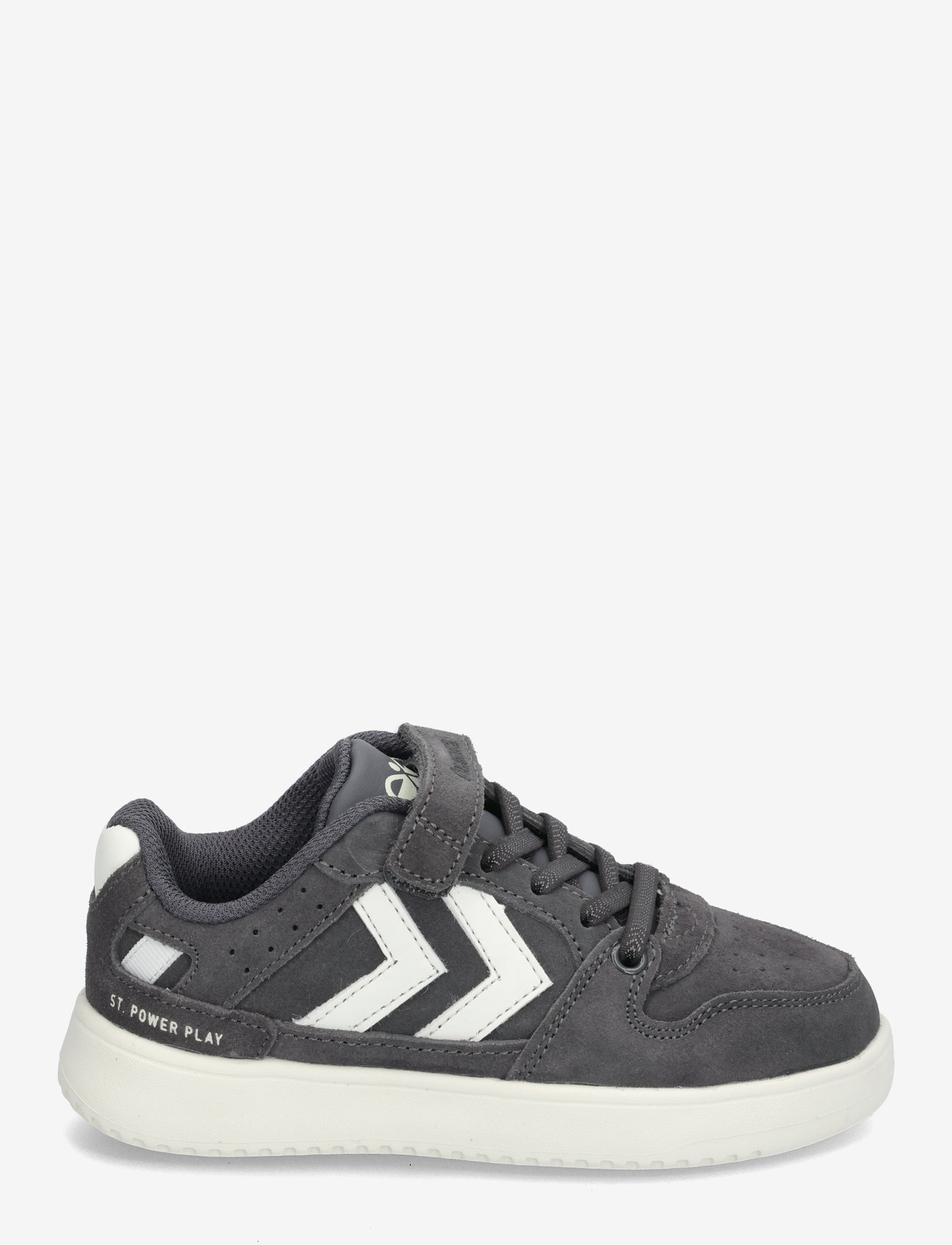 Hummel - ST. POWER PLAY SUEDE JR - white/obsidian/black - 1