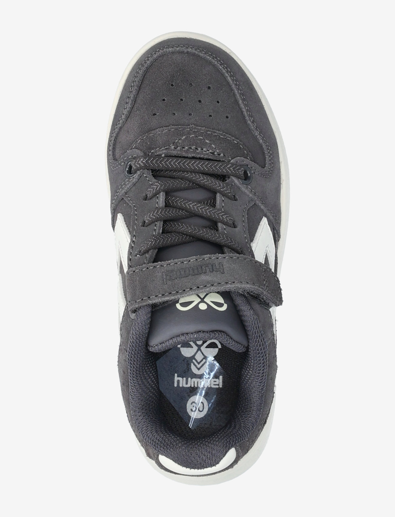 Hummel - ST. POWER PLAY SUEDE JR - white/obsidian/black - 4
