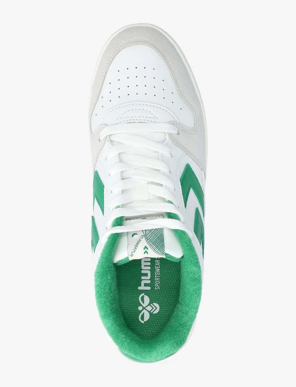 Hummel - ST. POWER PLAY PL - lágir strigaskór - green/white - 3