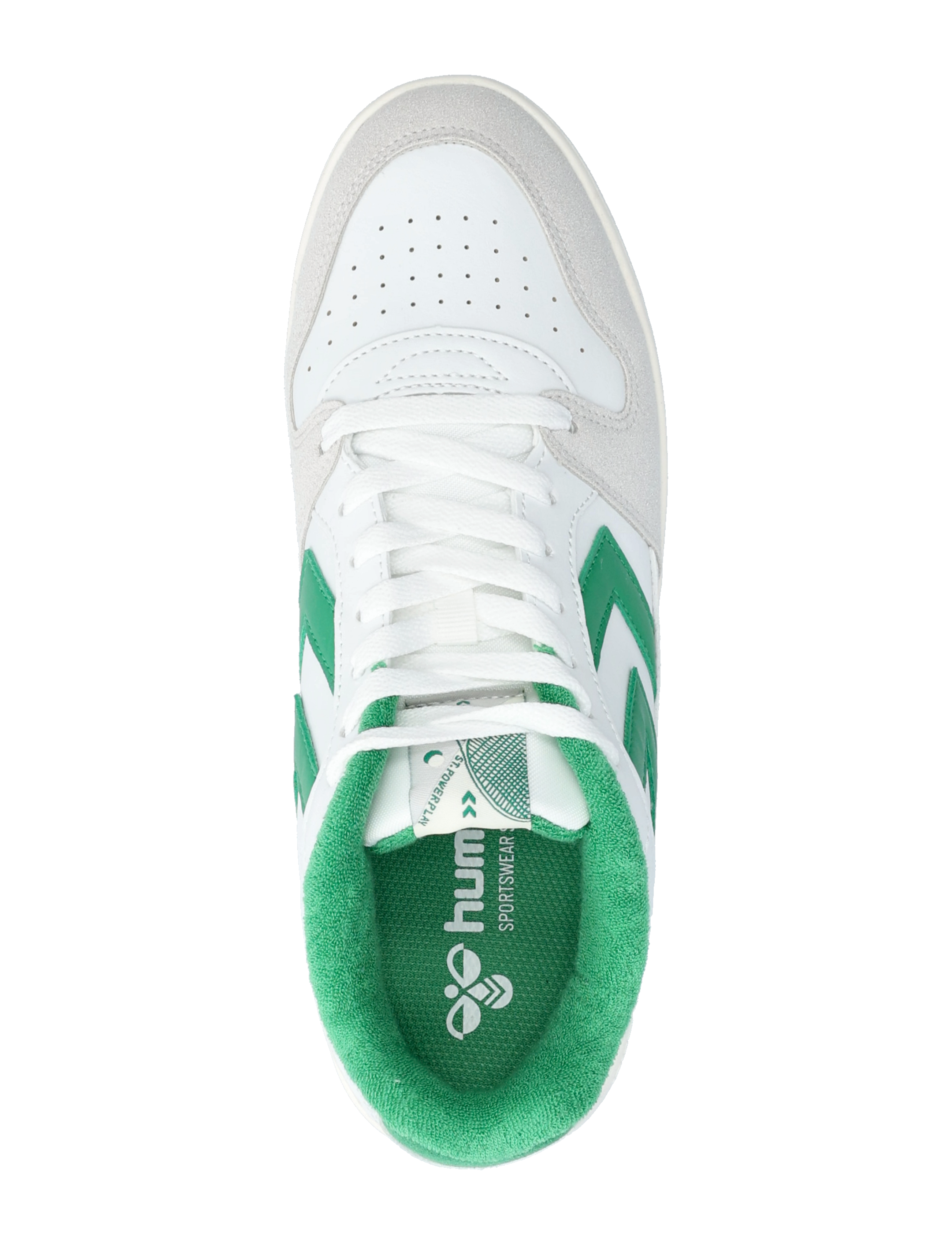 Hummel - ST. POWER PLAY PL - matalavartiset tennarit - green/white - 3