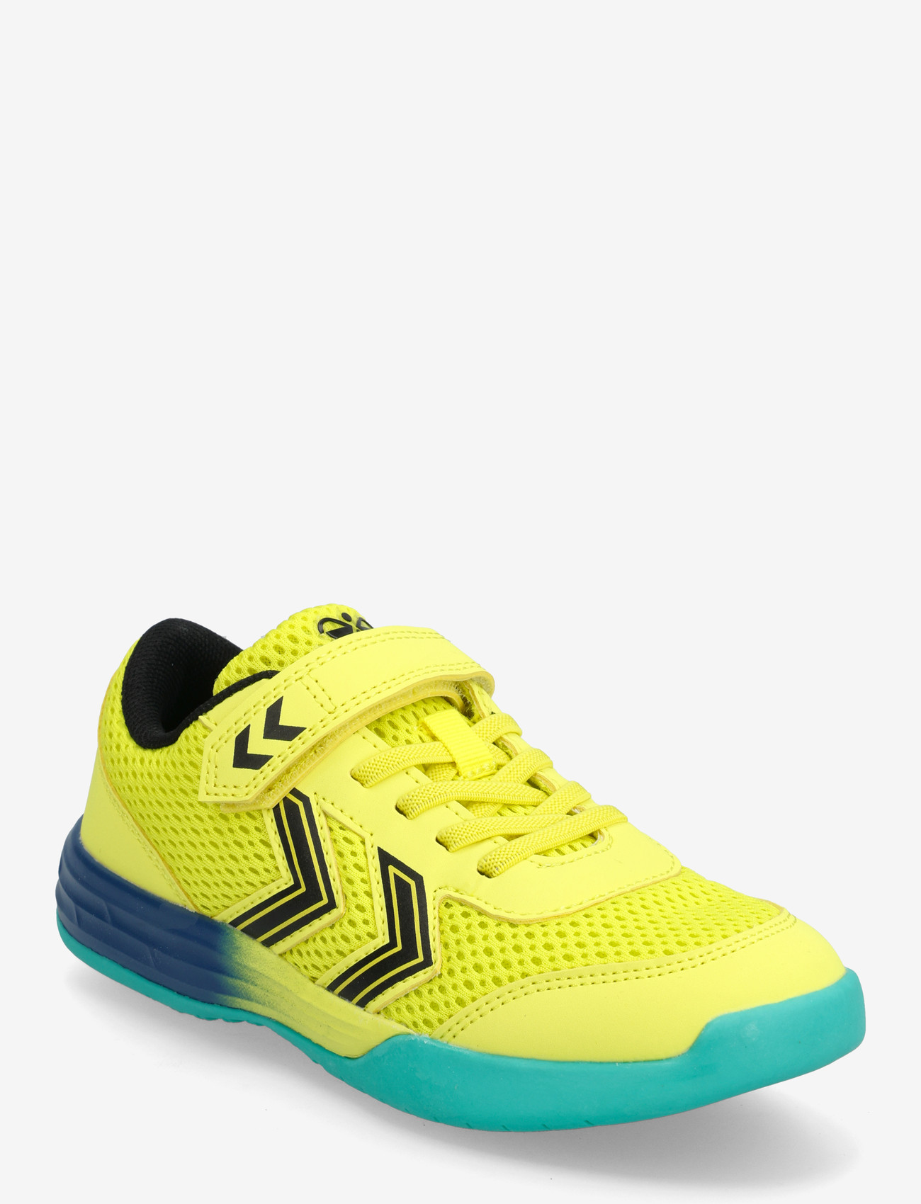 Hummel - MULTIPLAY FLEX VC JR - löparskor - limeade/anthracite - 0