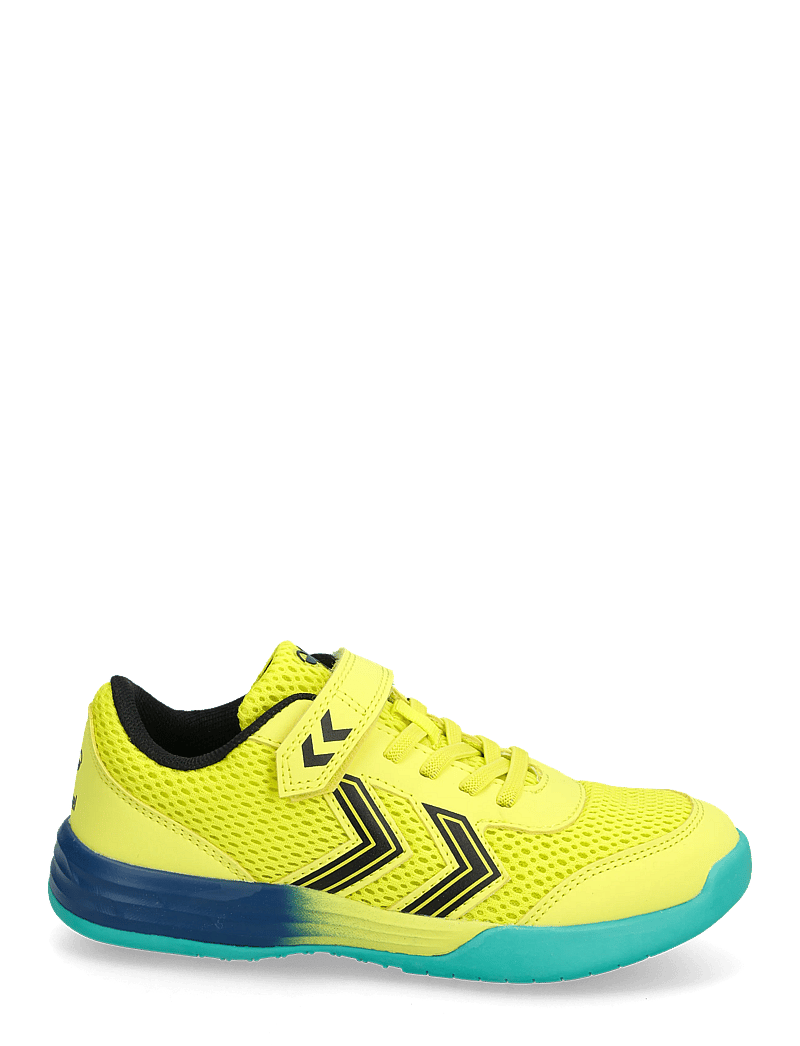 Hummel - MULTIPLAY FLEX VC JR - löparskor - limeade/anthracite - 1