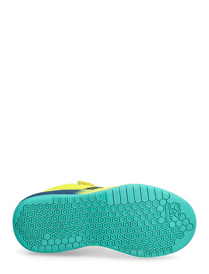 Hummel - MULTIPLAY FLEX VC JR - löparskor - limeade/anthracite - 4