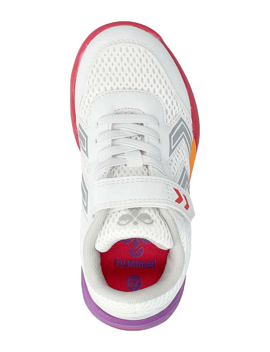 Hummel - MULTIPLAY FLEX VC JR - träningsskor - white/pink - 3