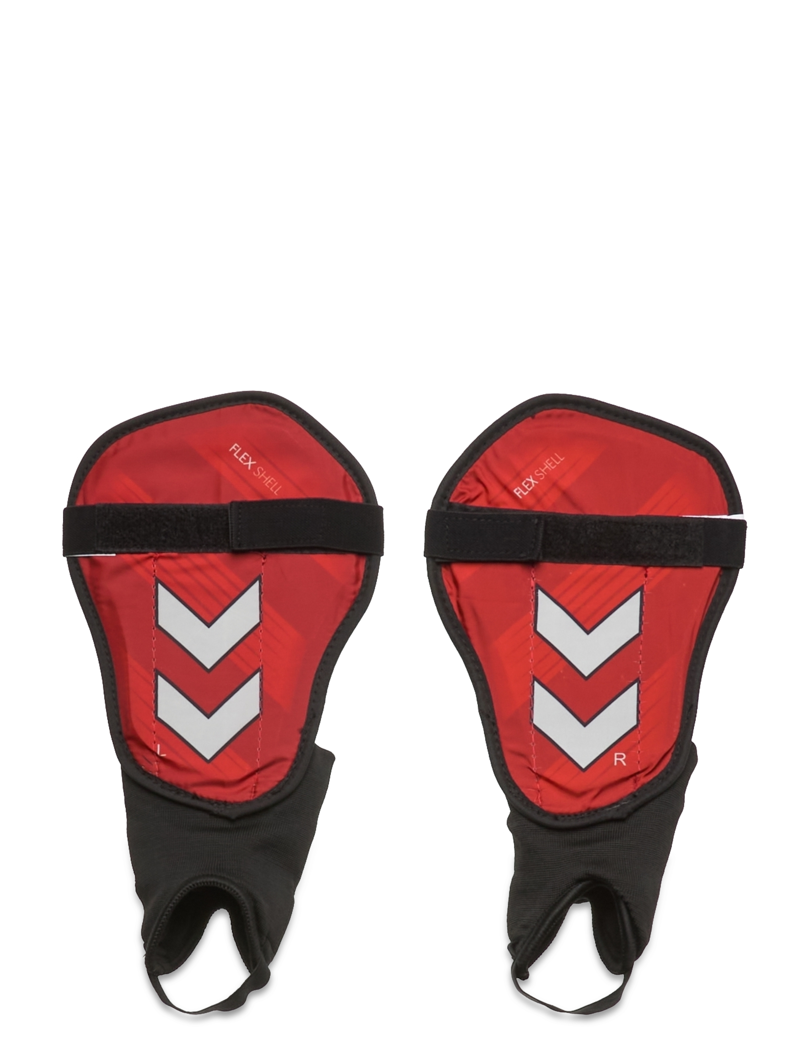 Hummel HML SHIN GUARDS FLEX SHELL - Benskinner og sleeves - POMPEIAN RED / red