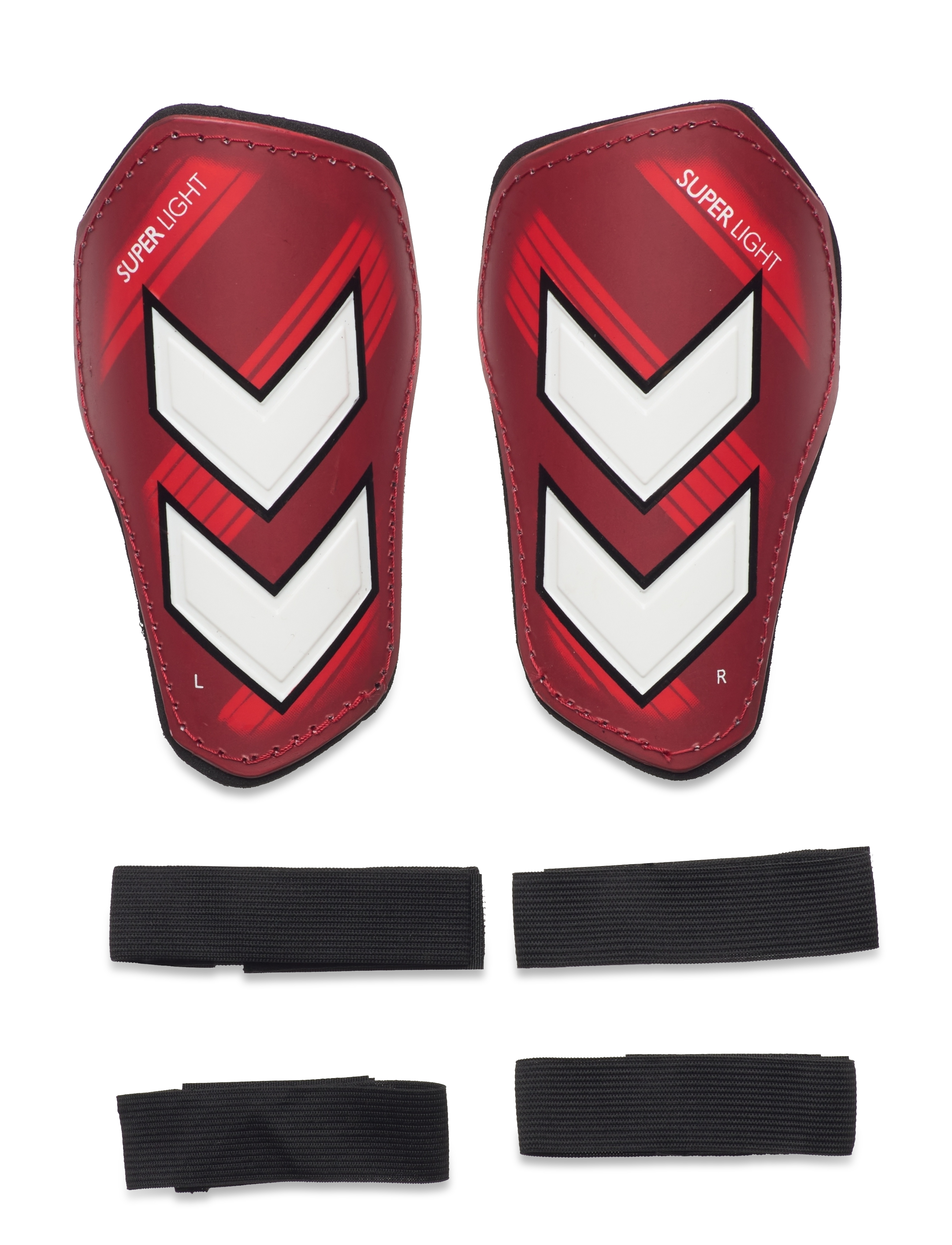 Hummel hmlSHIN GUARDS SUPER LIGHT - Jalkapallo - POMPEIAN RED / red