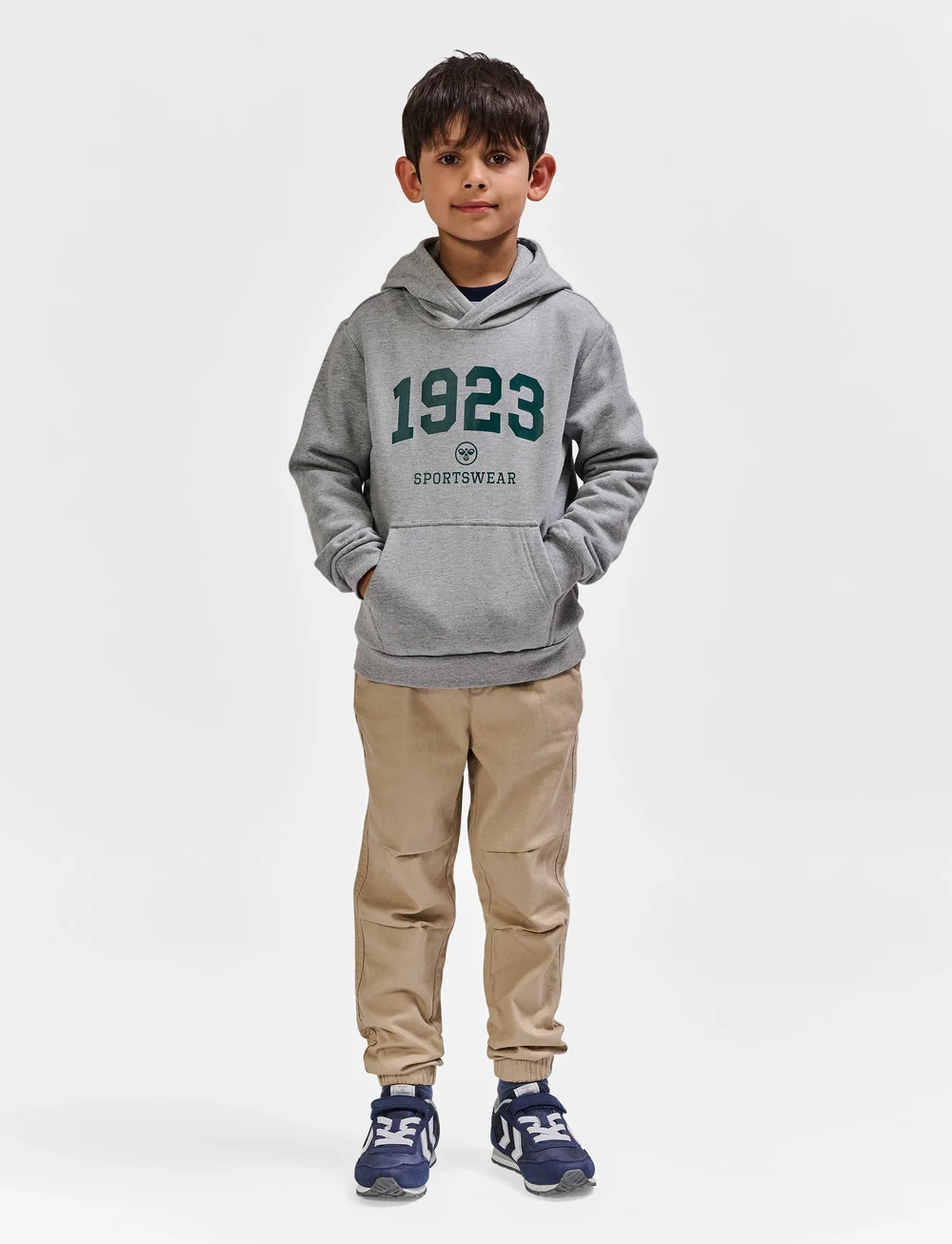 Hummel - hmlNIPPS HOODIE - kapuzenpullover - light grey melange - 0