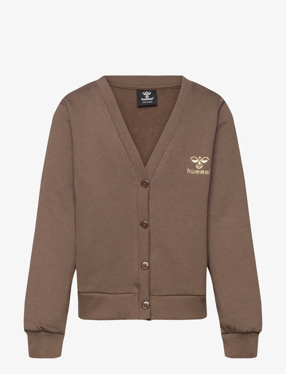 Hummel - hmlTONE SWEAT CARDIGAN - sweatshirts - major brown - 0