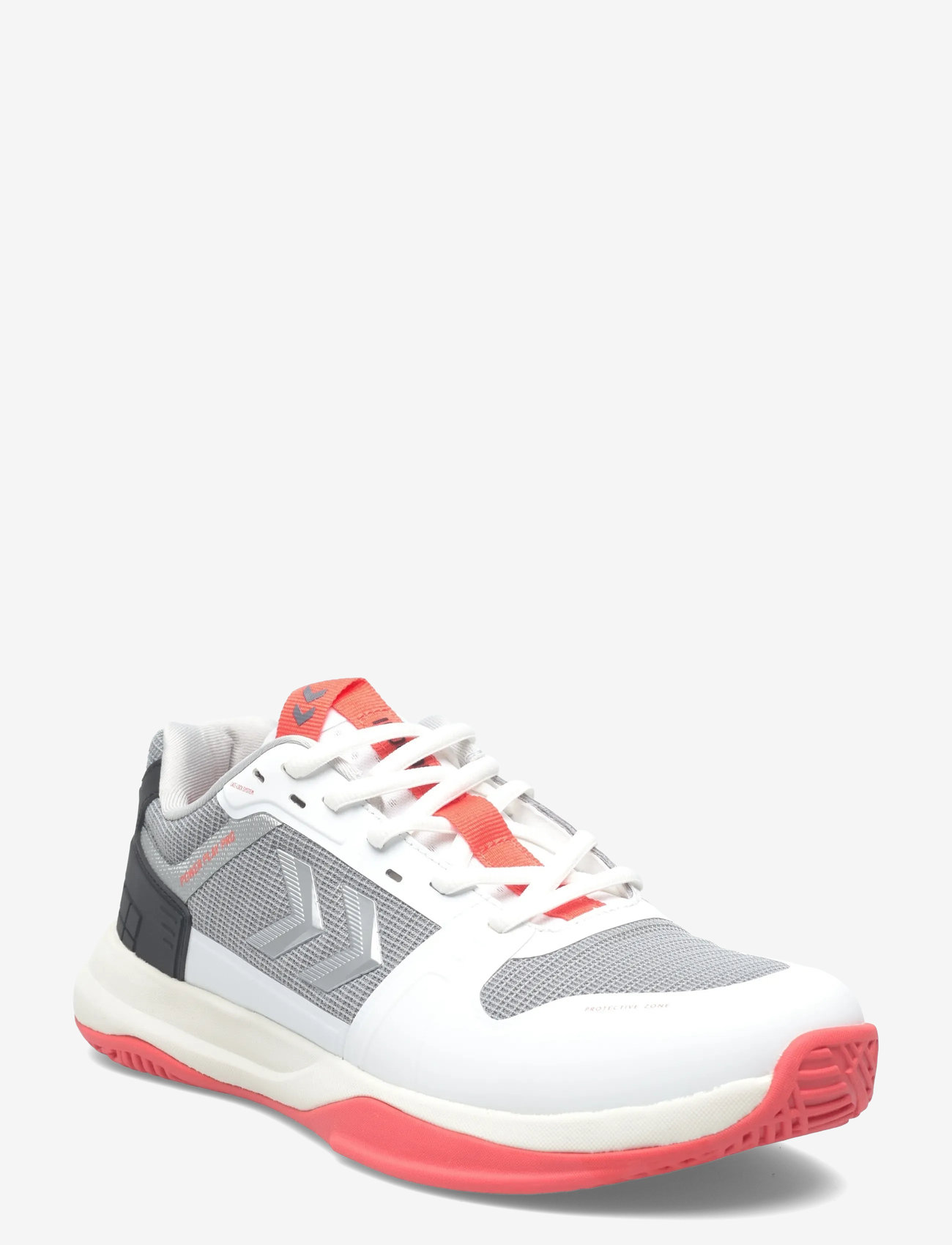 Hummel - POWER PLAY PRO - inomhusskor - white/black/red - 0