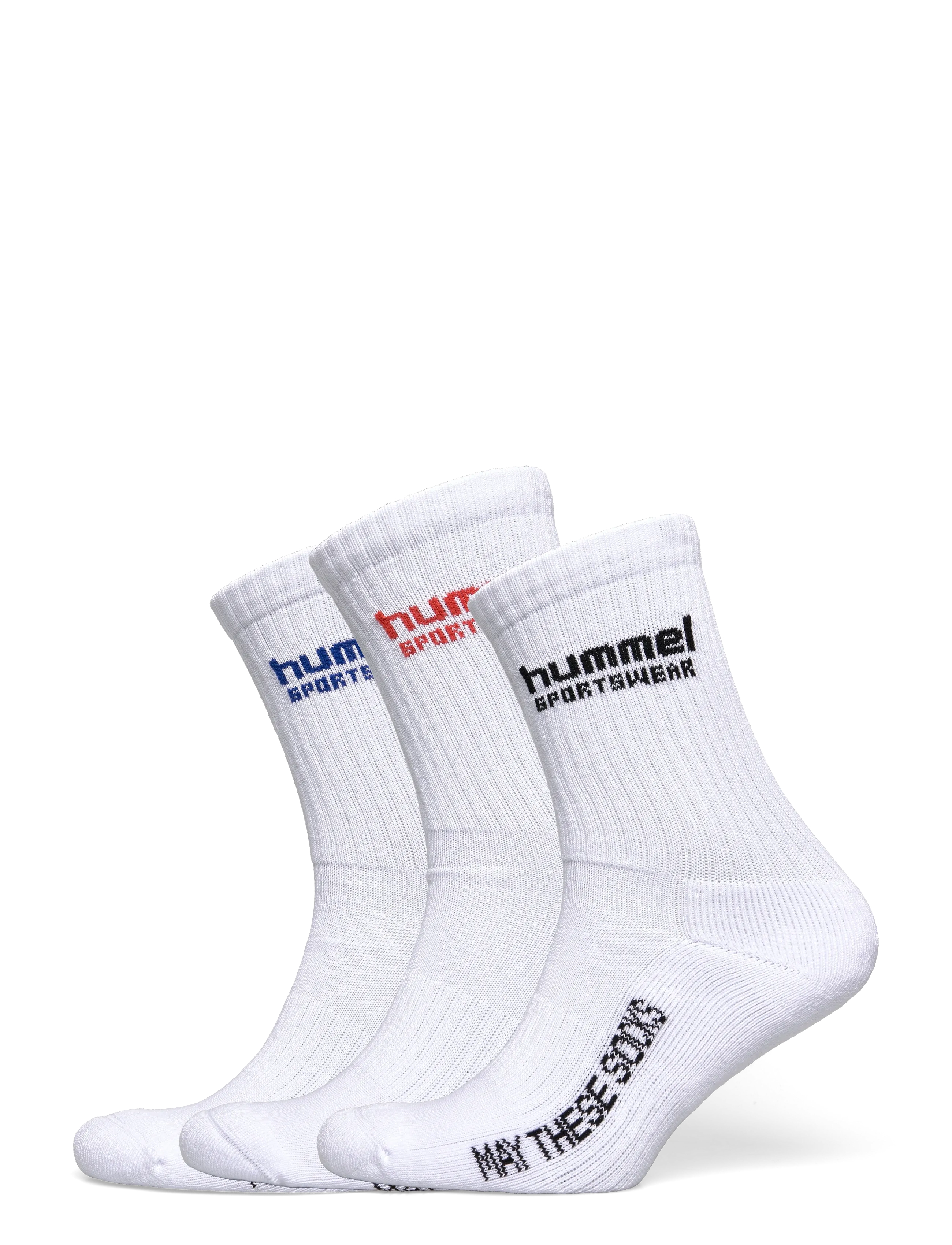 Hummel - hml3-PACK SOCKS SPORTSWEAR - white/paprika - 0