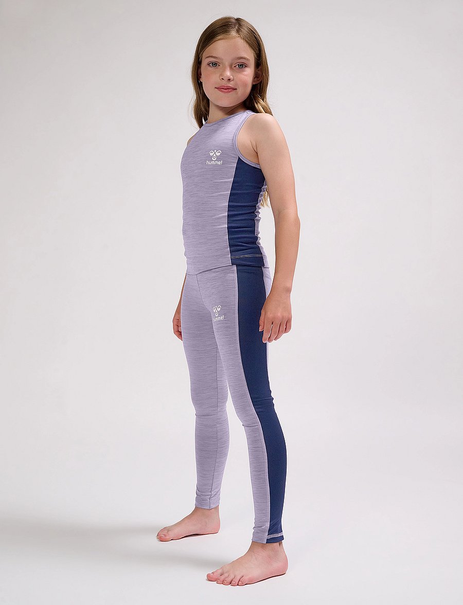 Hummel - hmlJANE TIGHTS - zemākās cenas - lavender gray - 0
