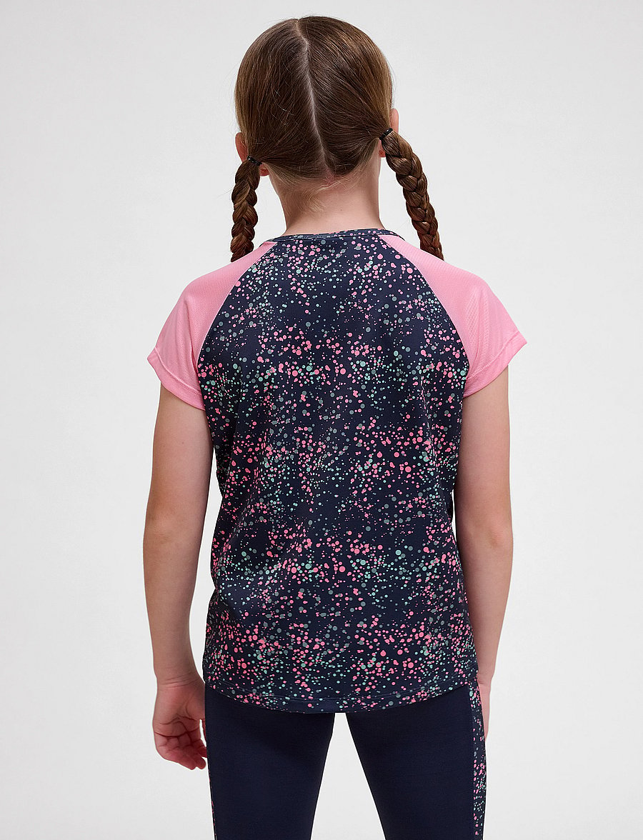 Hummel - hmlTESSA T-SHIRT S/S - sportstoppe - peony - 3