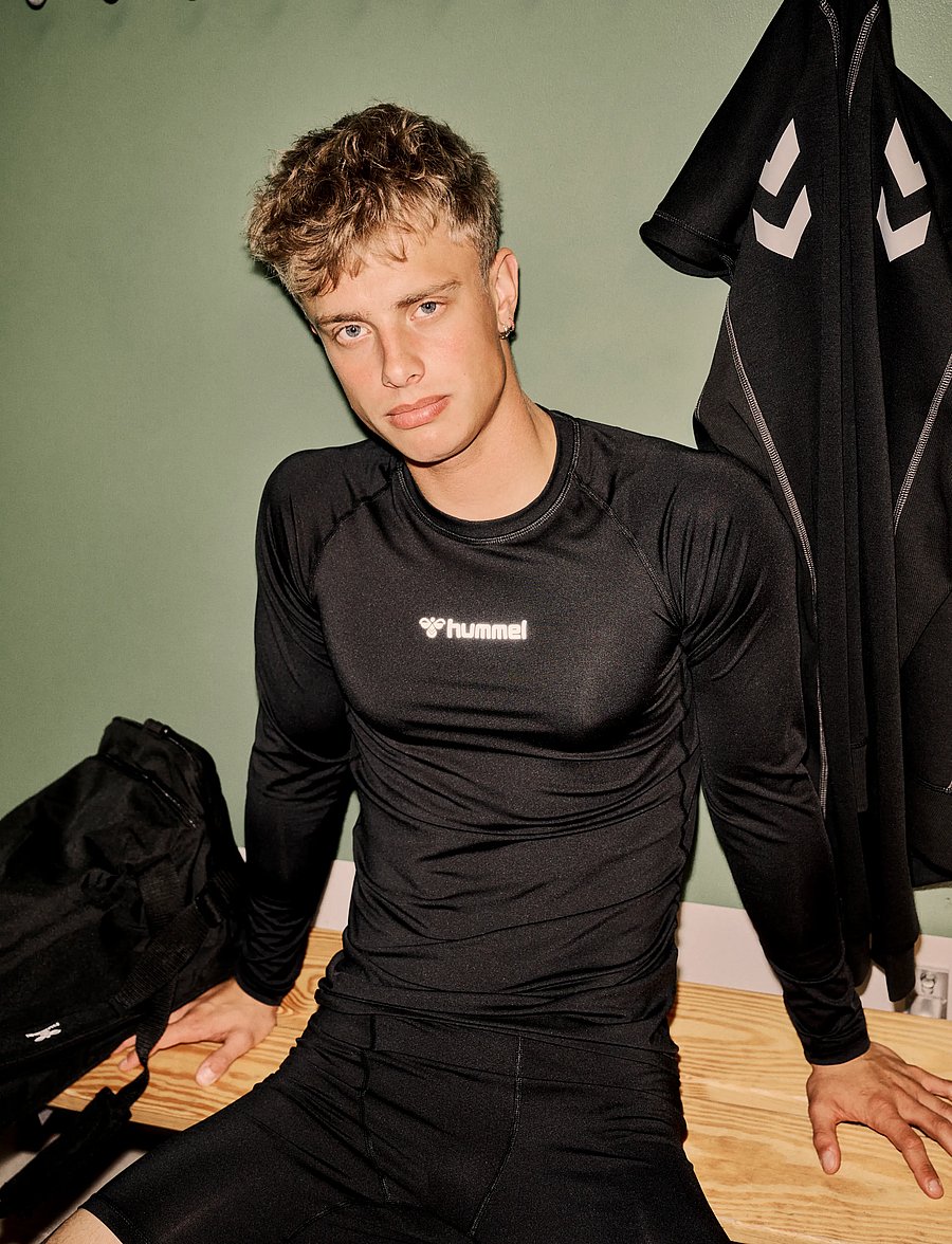 Hummel - hmlBL PERFORMANCE TEE L/S - longsleeved tops - black - 0