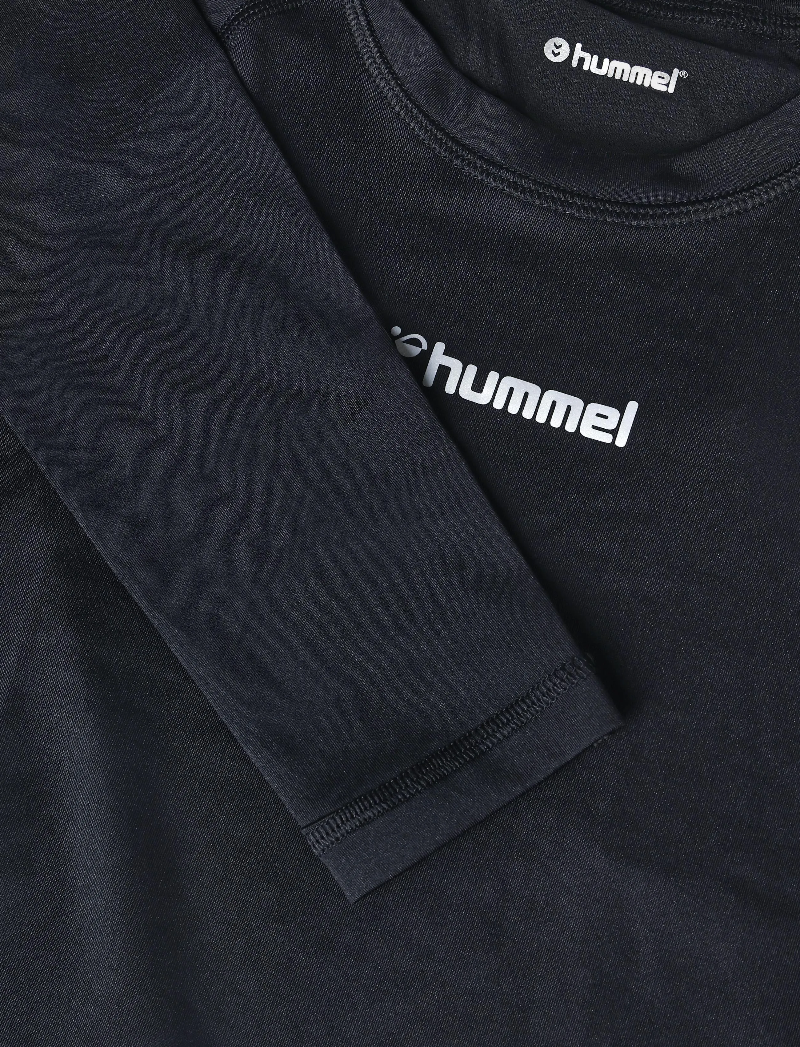 Hummel - hmlBL PERFORMANCE TEE L/S KIDS - underställströjor - black - 2