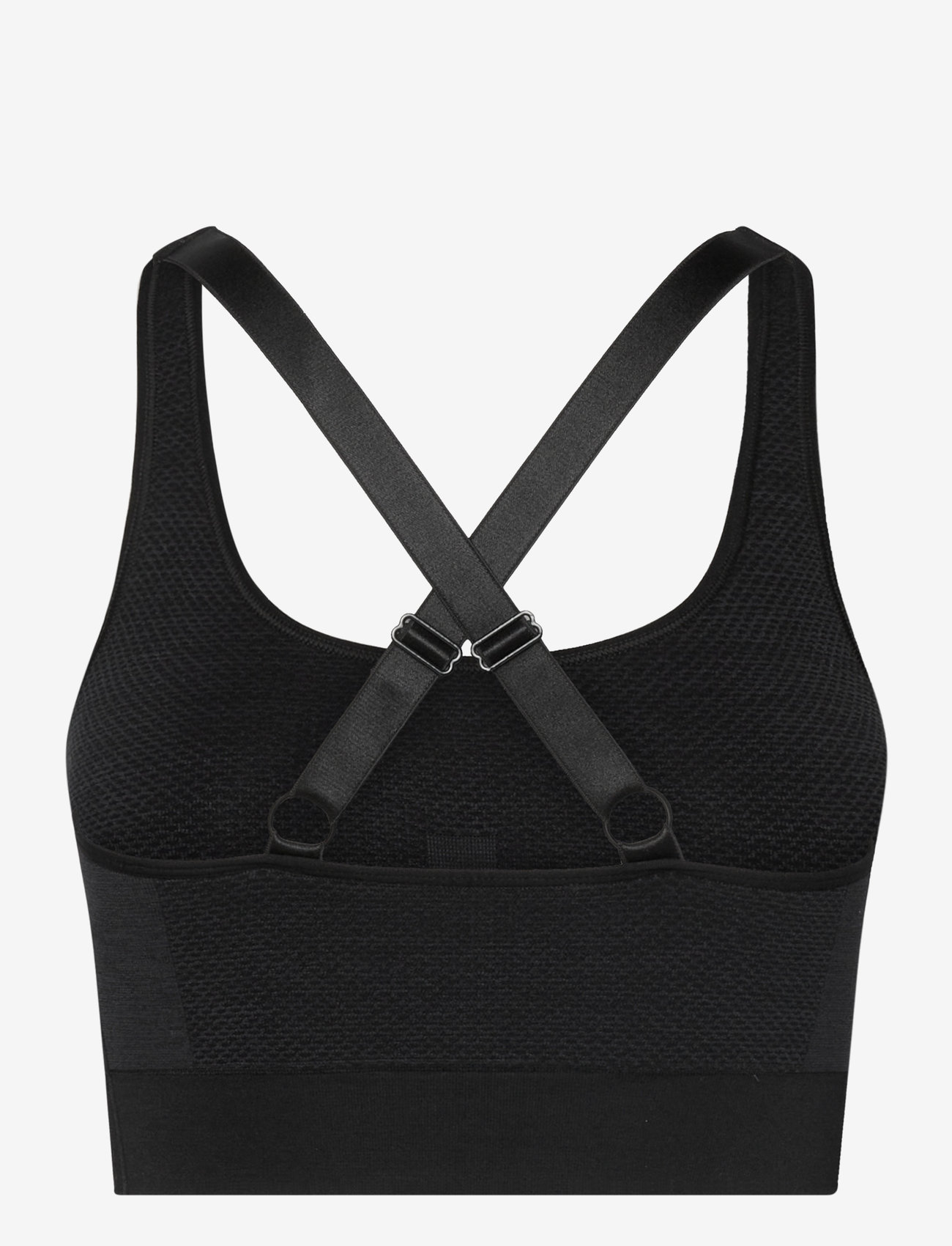 Hummel - hmlMT SHINE SEAMLESS SPORTS BRA - black melange - 1