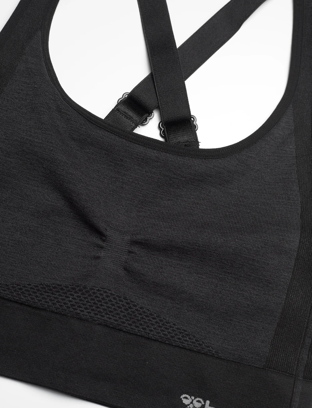 Hummel - hmlMT SHINE SEAMLESS SPORTS BRA - sport-bhs - black melange - 2