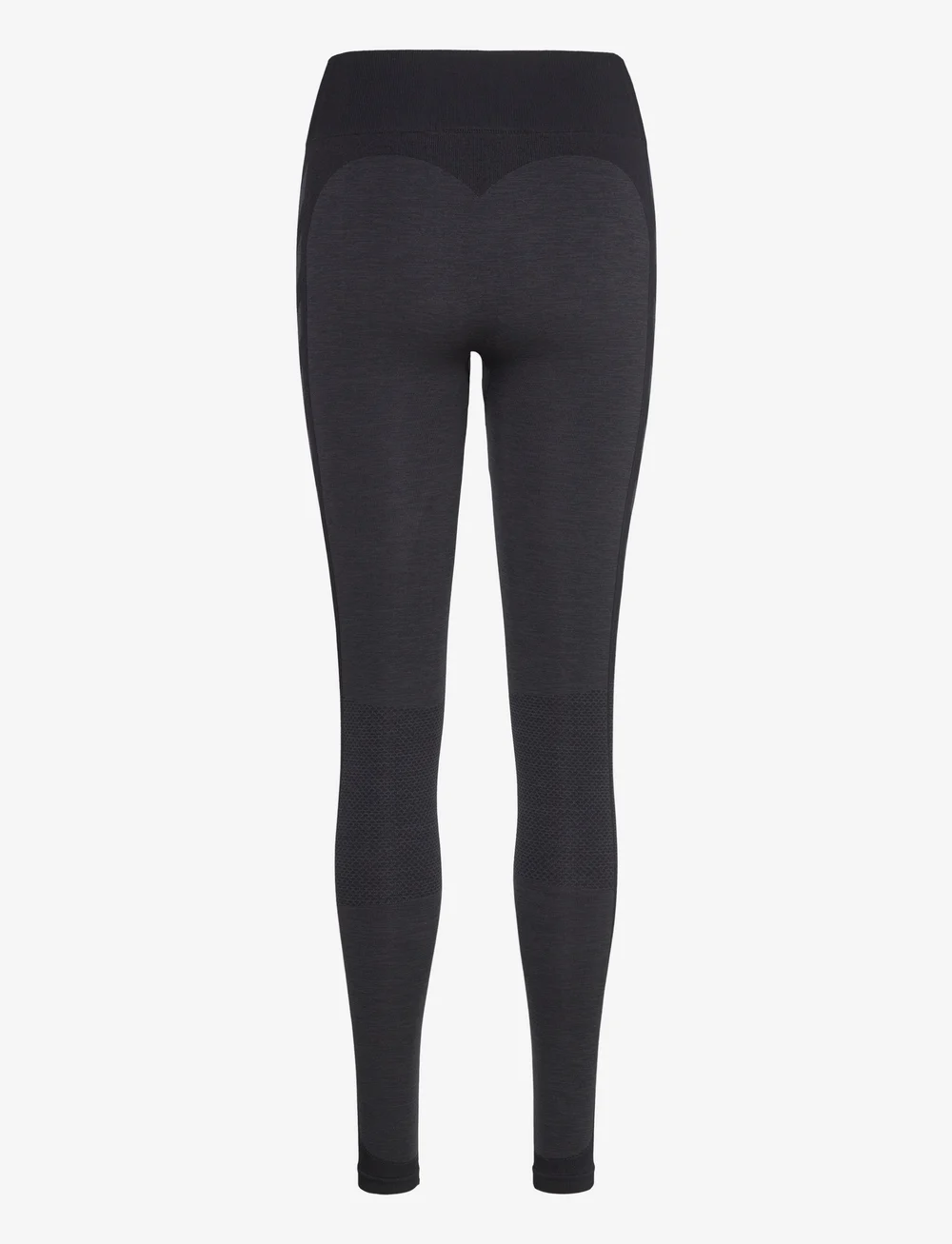 Hummel - hmlMT SHINE SEAMLESS MW TIGHTS - täispikkus - black melange - 1