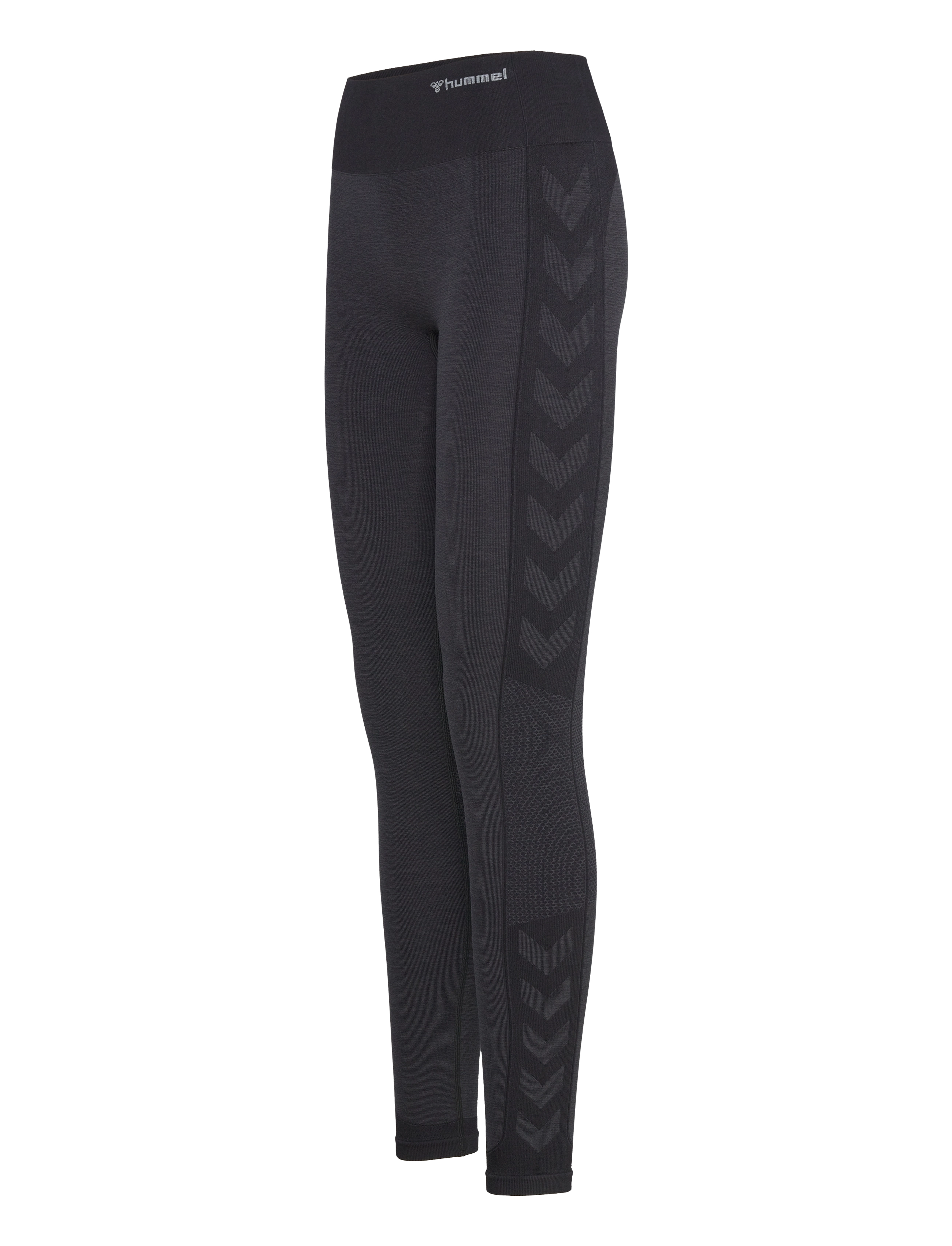 Hummel - hmlMT SHINE SEAMLESS MW TIGHTS - black melange - 2