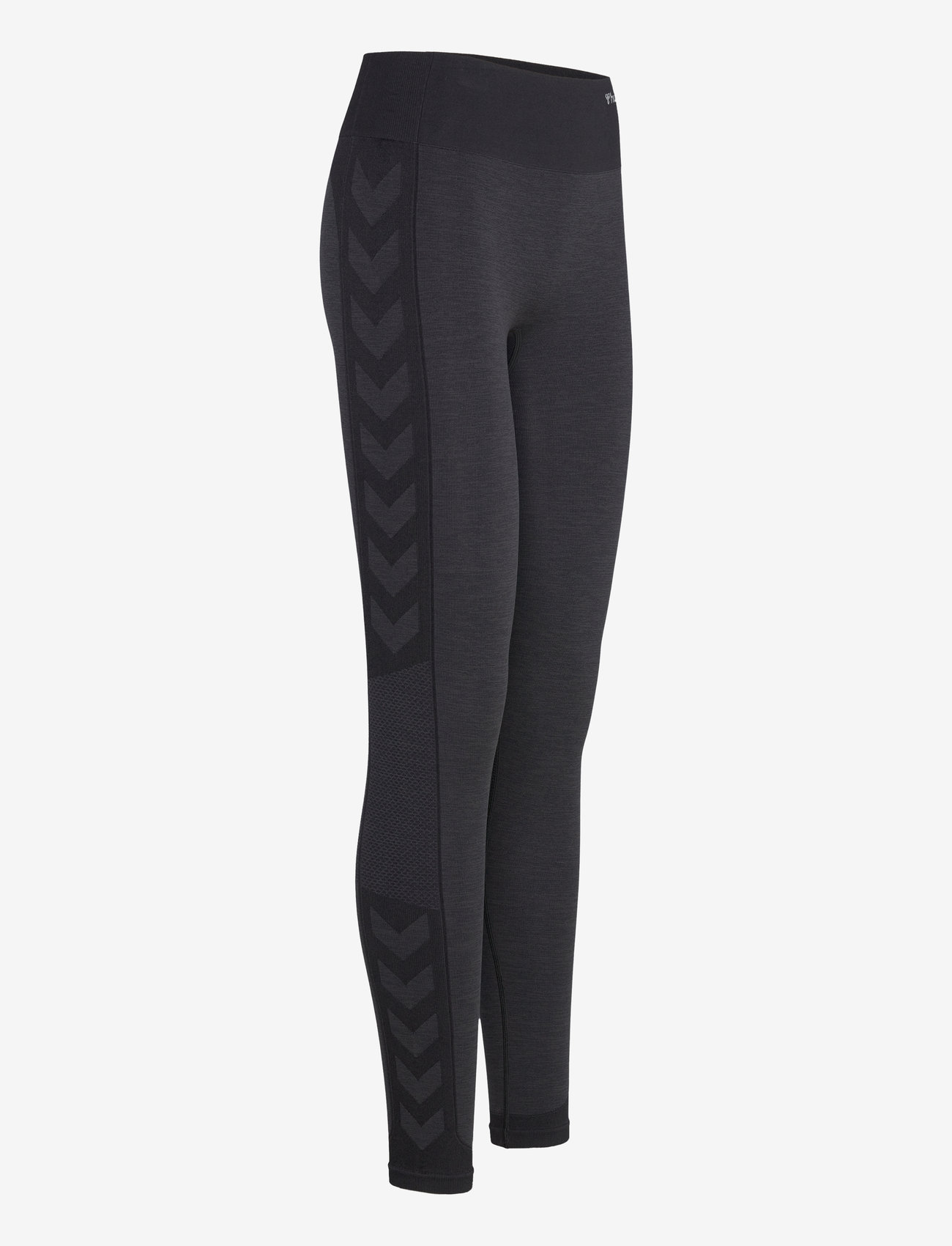 Hummel - hmlMT SHINE SEAMLESS MW TIGHTS - black melange - 3