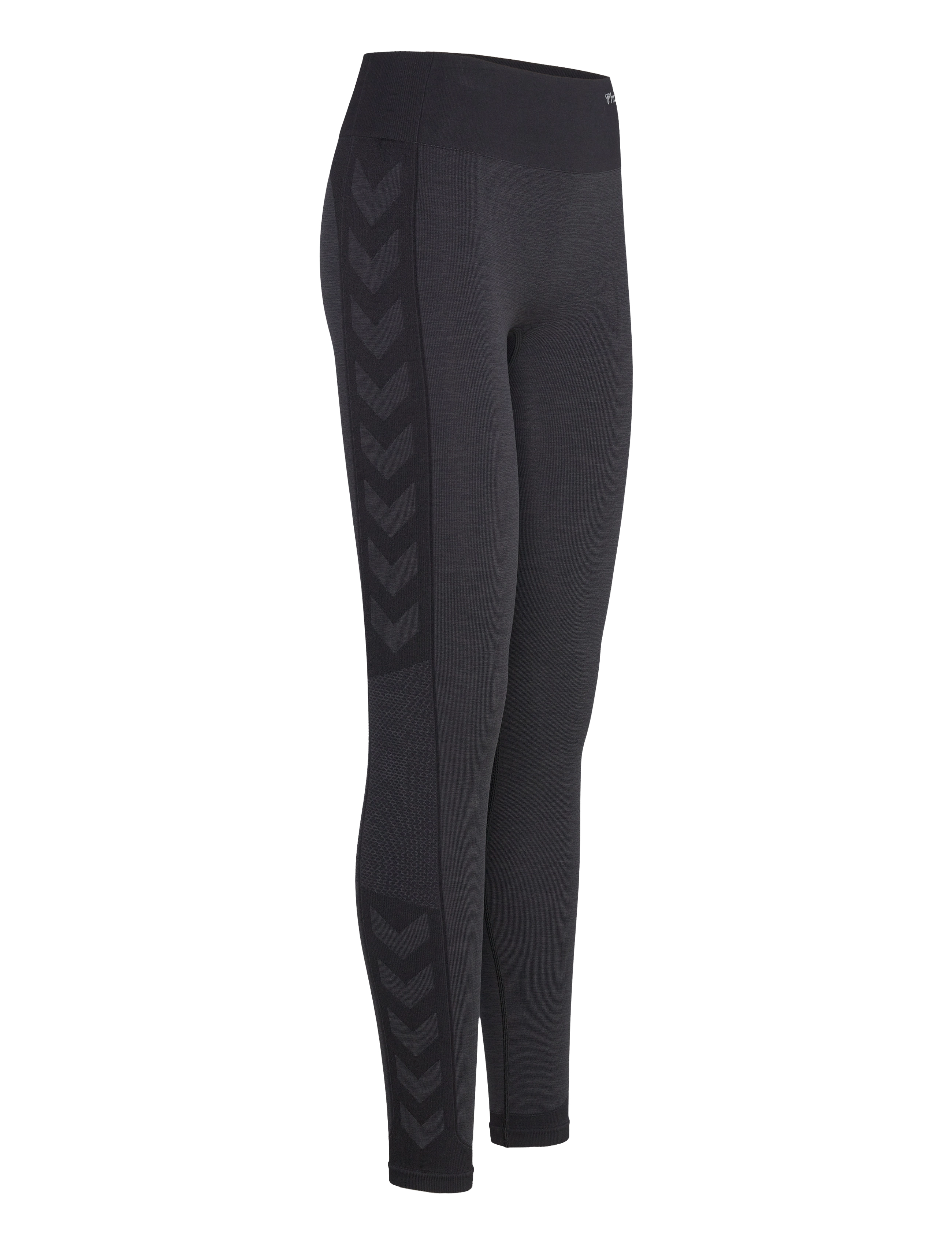 Hummel - hmlMT SHINE SEAMLESS MW TIGHTS - black melange - 3