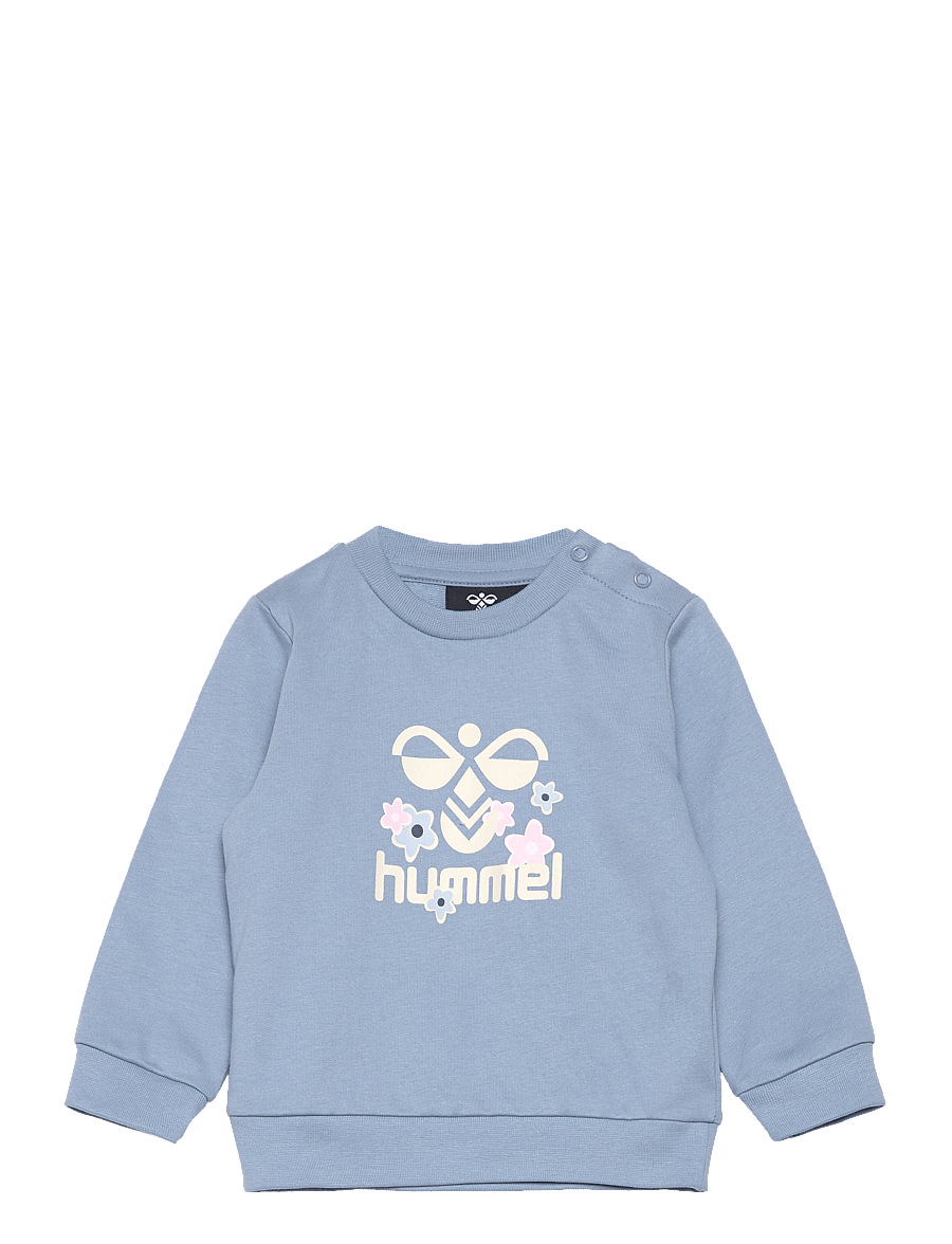 Hummel - hmlLIME SWEATSHIRT - sweatshirts - faded denim - 0