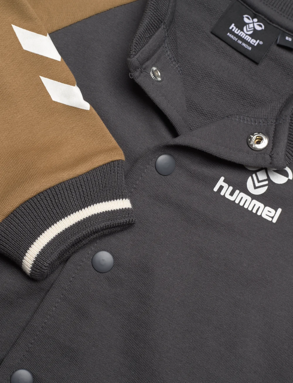 Hummel - hmlHARVEY BUTTON JACKET - sweatshirts - forged iron - 2