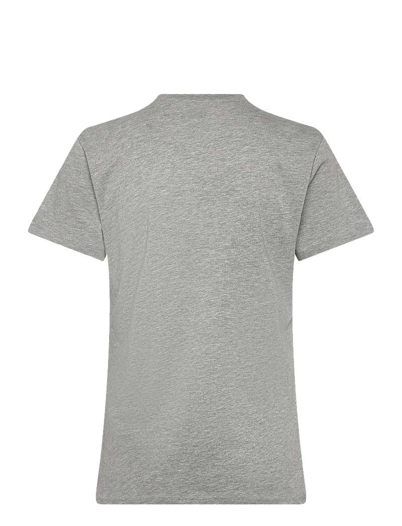 Hummel - hmlELEMENTAL LOGO COTTON TEE WOMAN - alussärgid ja t-särgid - grey melange - 1