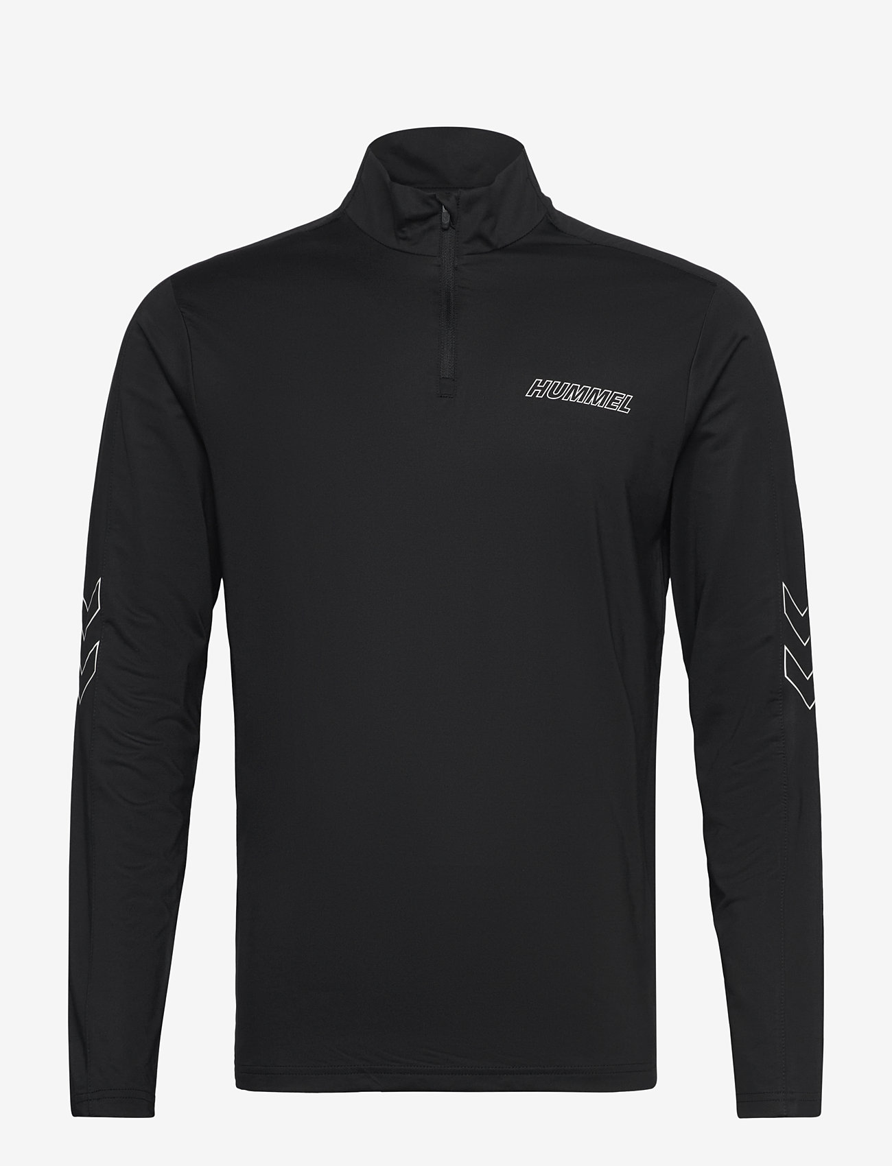 Hummel - hmlTE STRENGTH PL HALF ZIP - laveste priser - black - 0
