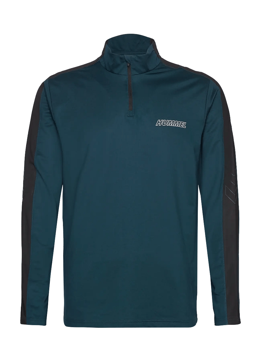 Hummel - hmlTE STRENGTH PL HALF ZIP - fleece og mellemlag - reflecting pond - 0
