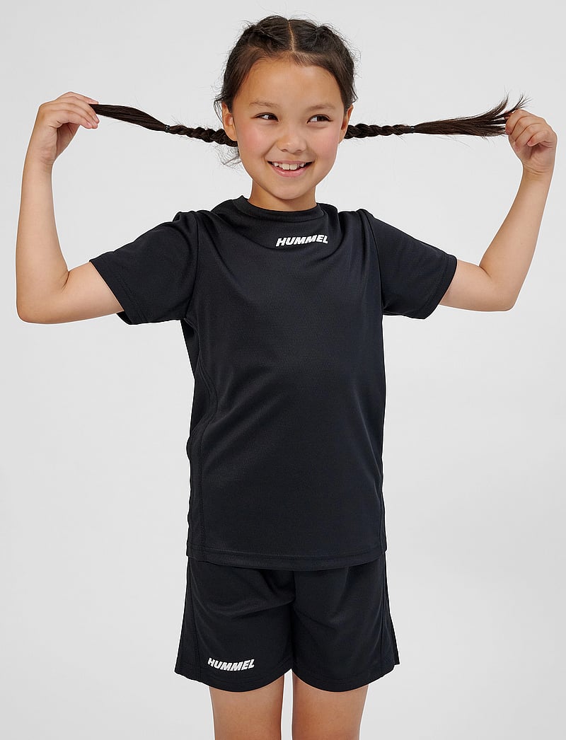 Hummel - hmlMULTI PL JERSEY KIDS - lühikeste varrukatega t-särgid - black - 5