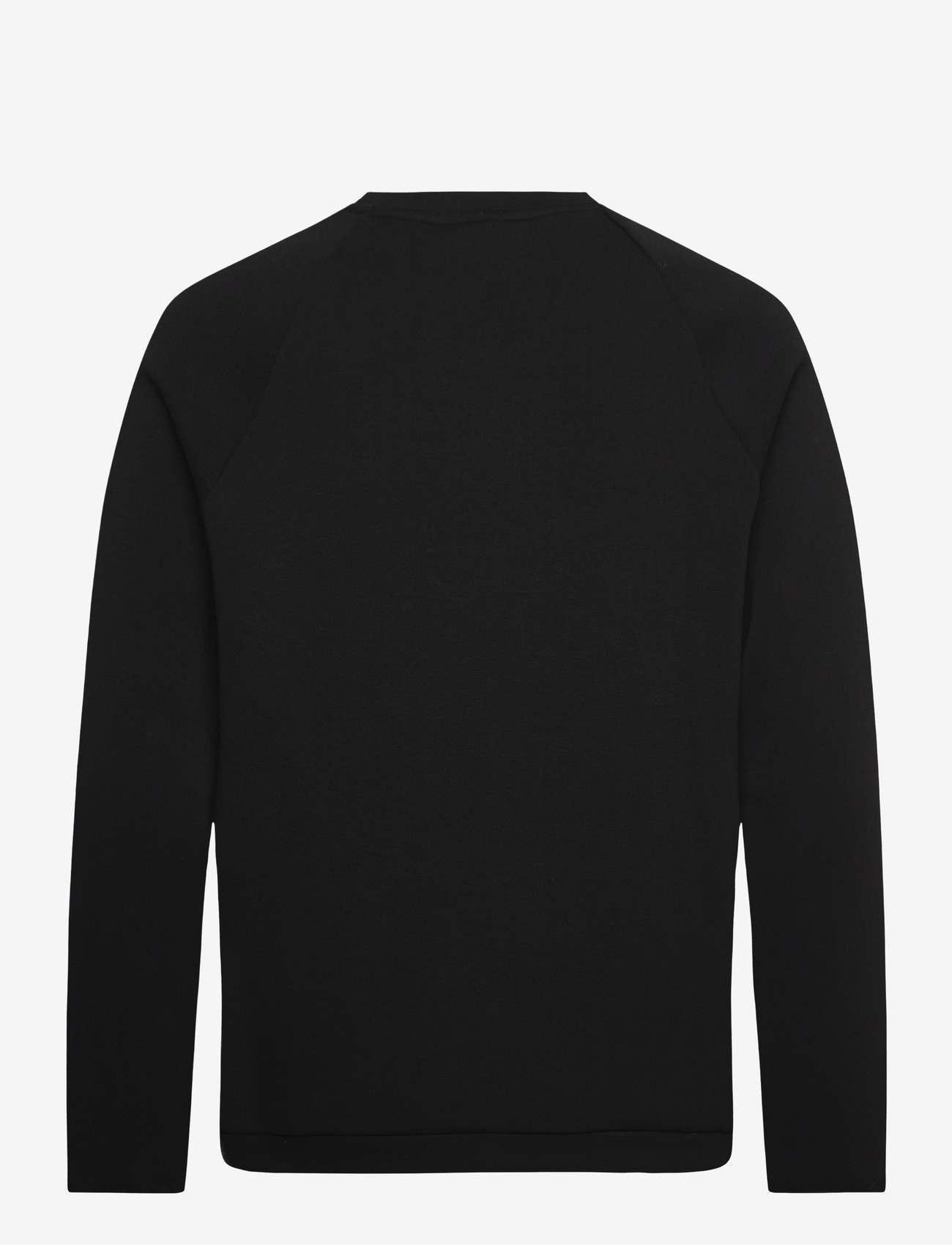 Hummel - hmlTECH FLEECE REGULAR CREW - bluzy i swetry - black - 1