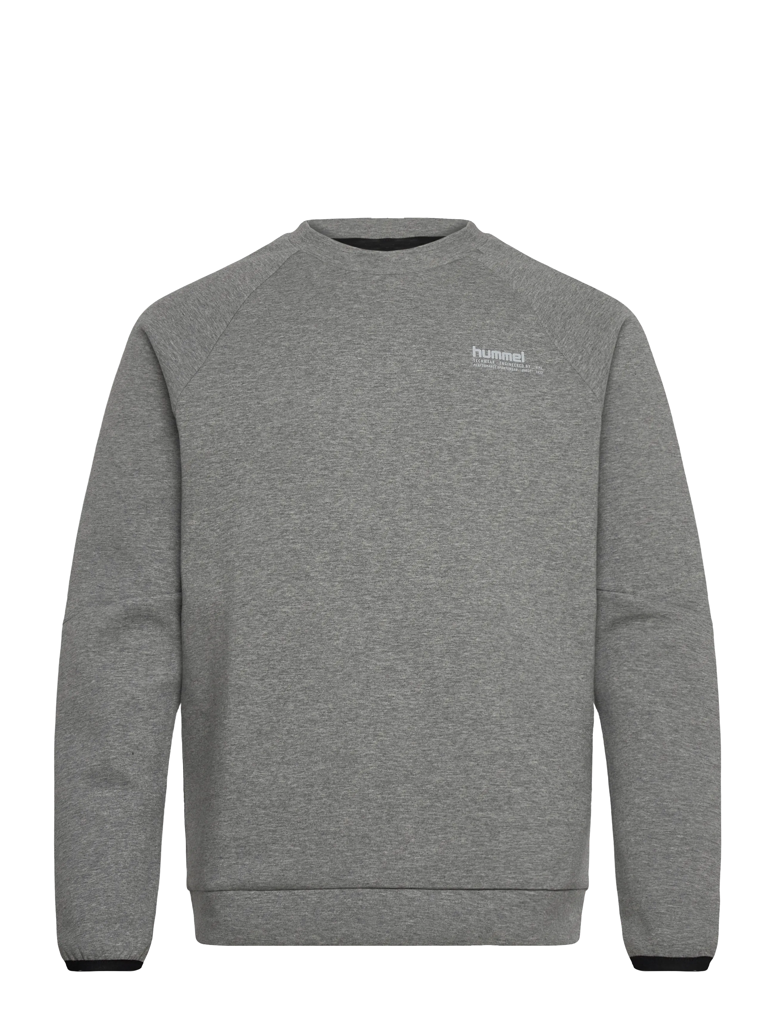 Hummel hmlTECH FLEECE REGULAR CREW - Sweatshirts - GREY MELANGE / grey