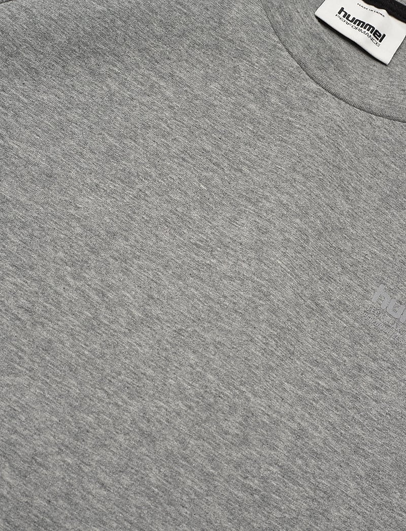 Hummel - hmlTECH FLEECE REGULAR CREW - oberteile - grey melange - 2