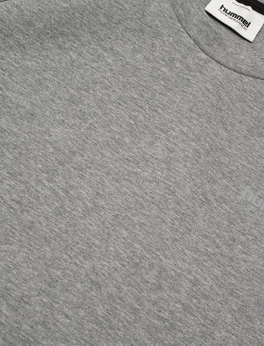 Hummel - hmlTECH FLEECE REGULAR CREW - oberteile - grey melange - 2