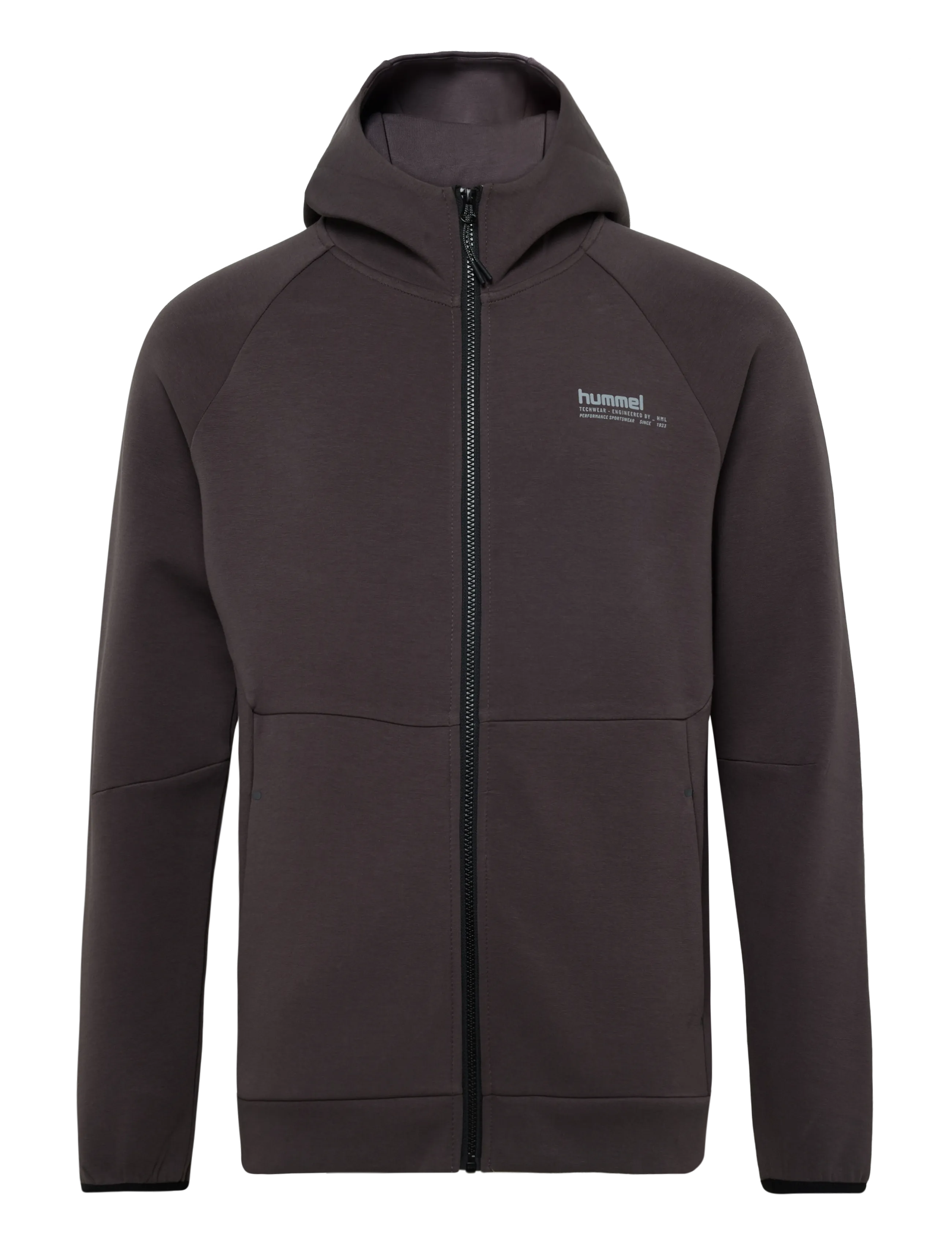 Hummel hmlTECH FLEECE REGULAR ZIP HOODIE - Dressipluusid ja pusad - SHALE / grey