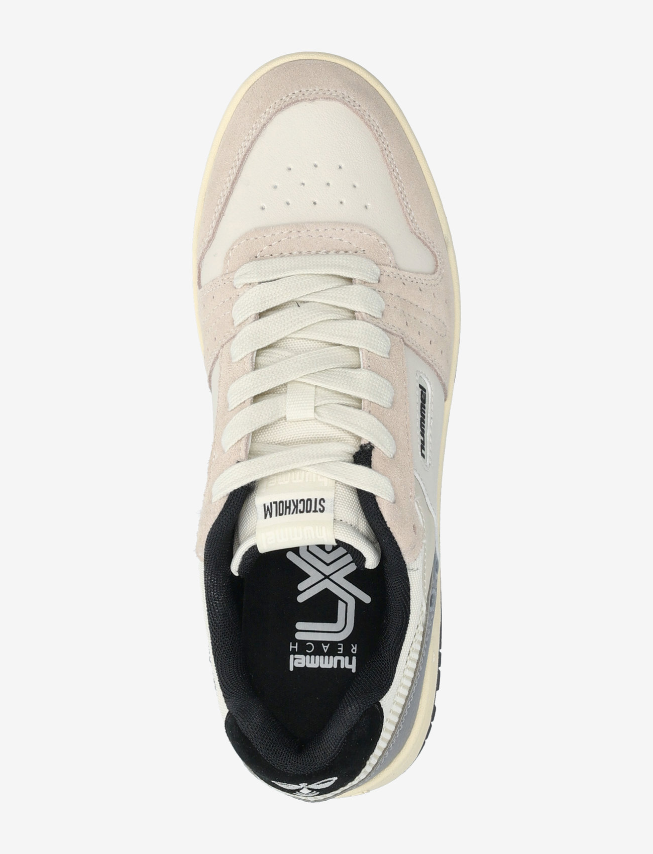 Hummel - STOCKHOLM LX-E BS - lave sneakers - marshmallow/black iris - 3