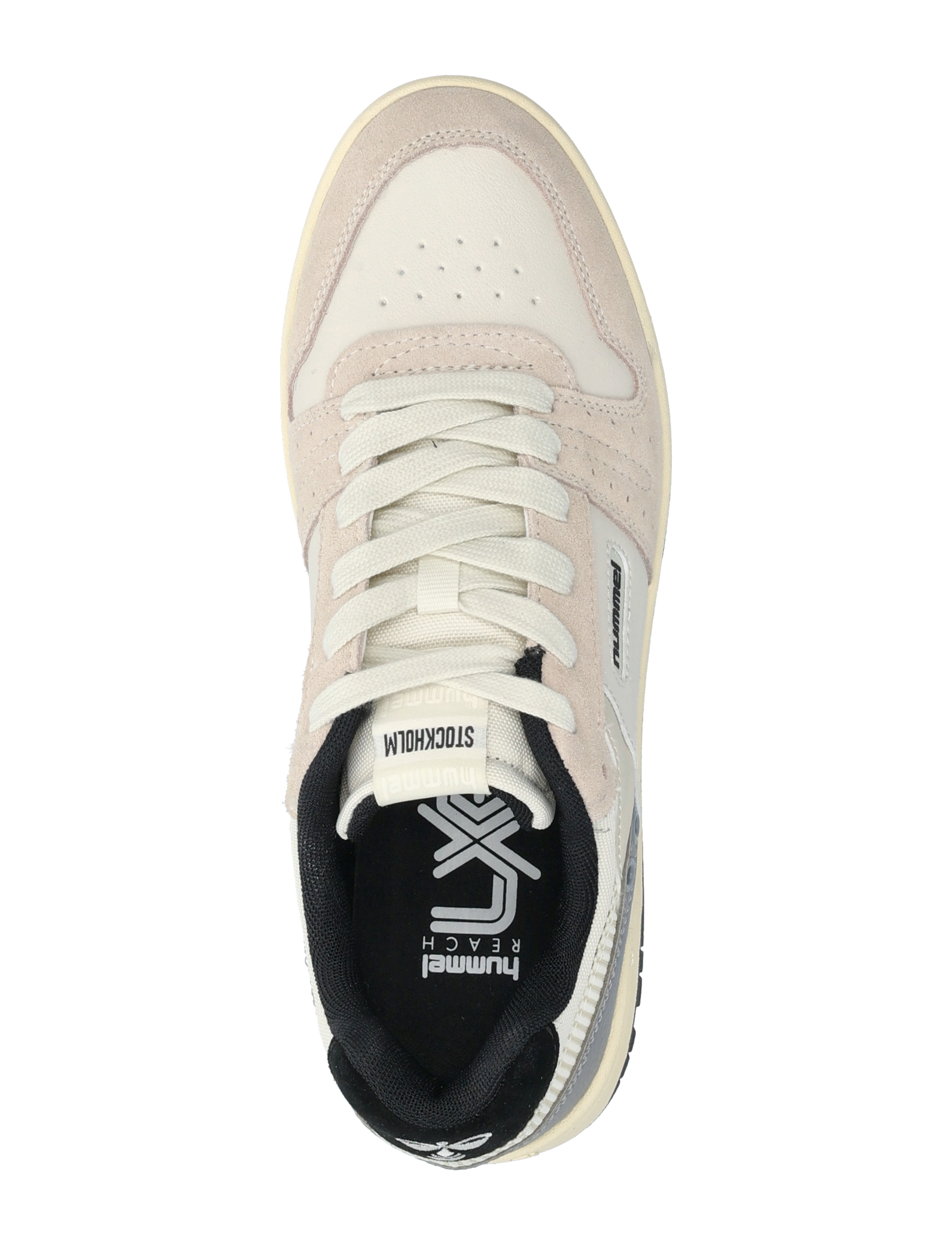 Hummel - STOCKHOLM LX-E BS - matalavartiset tennarit - marshmallow/black iris - 3