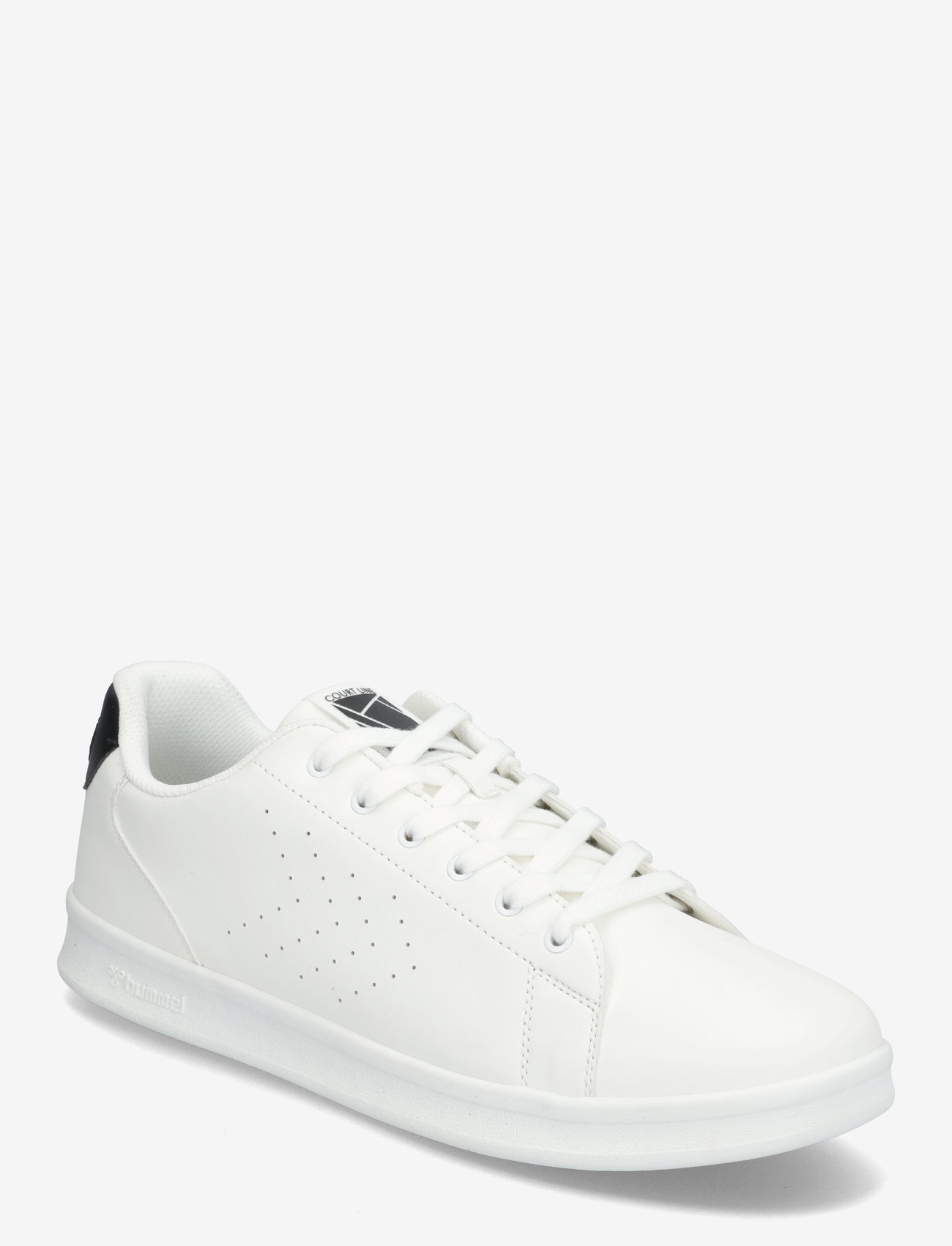 Hummel - COURT LINE - niedriger schnitt - white/black - 0