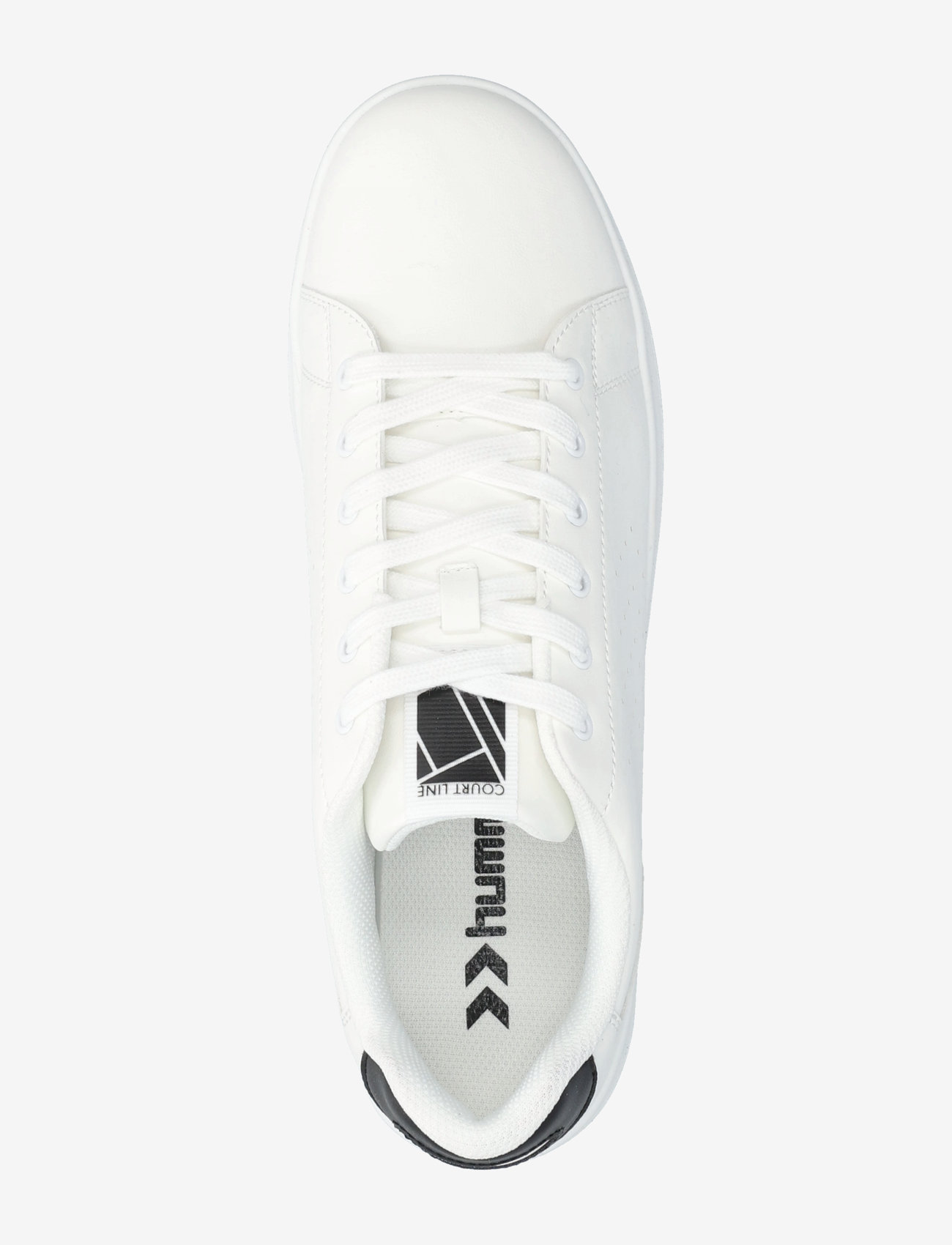 Hummel - COURT LINE - niedriger schnitt - white/black - 3