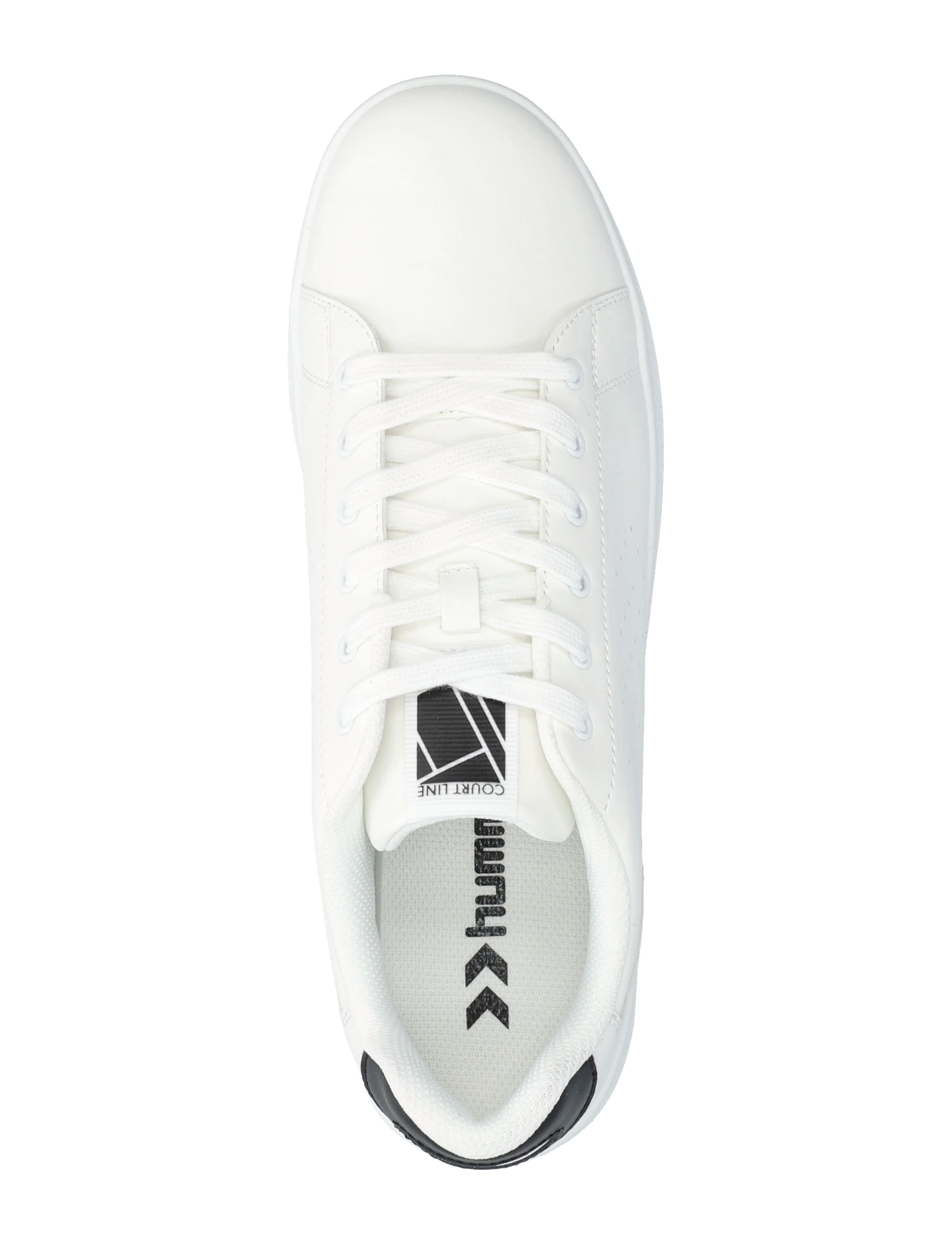 Hummel - COURT LINE - kõrge säärega tossud - white/black - 3