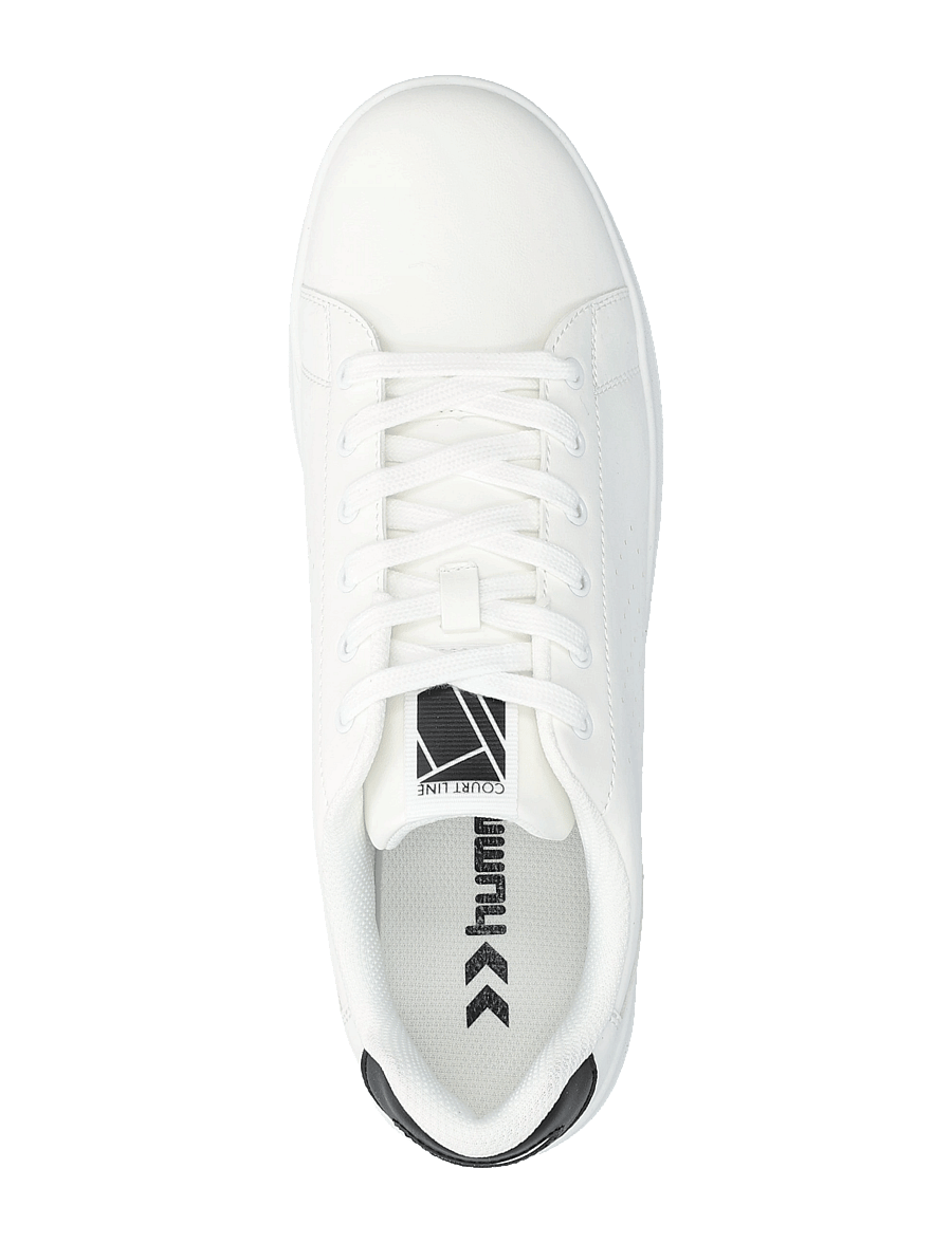 Hummel - COURT LINE - kõrge säärega tossud - white/black - 3