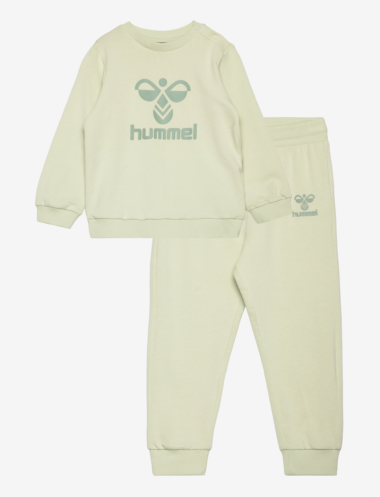 Hummel - hmlARINE CREWSUIT - joggingsæt & matchende sæt - fog green - 0