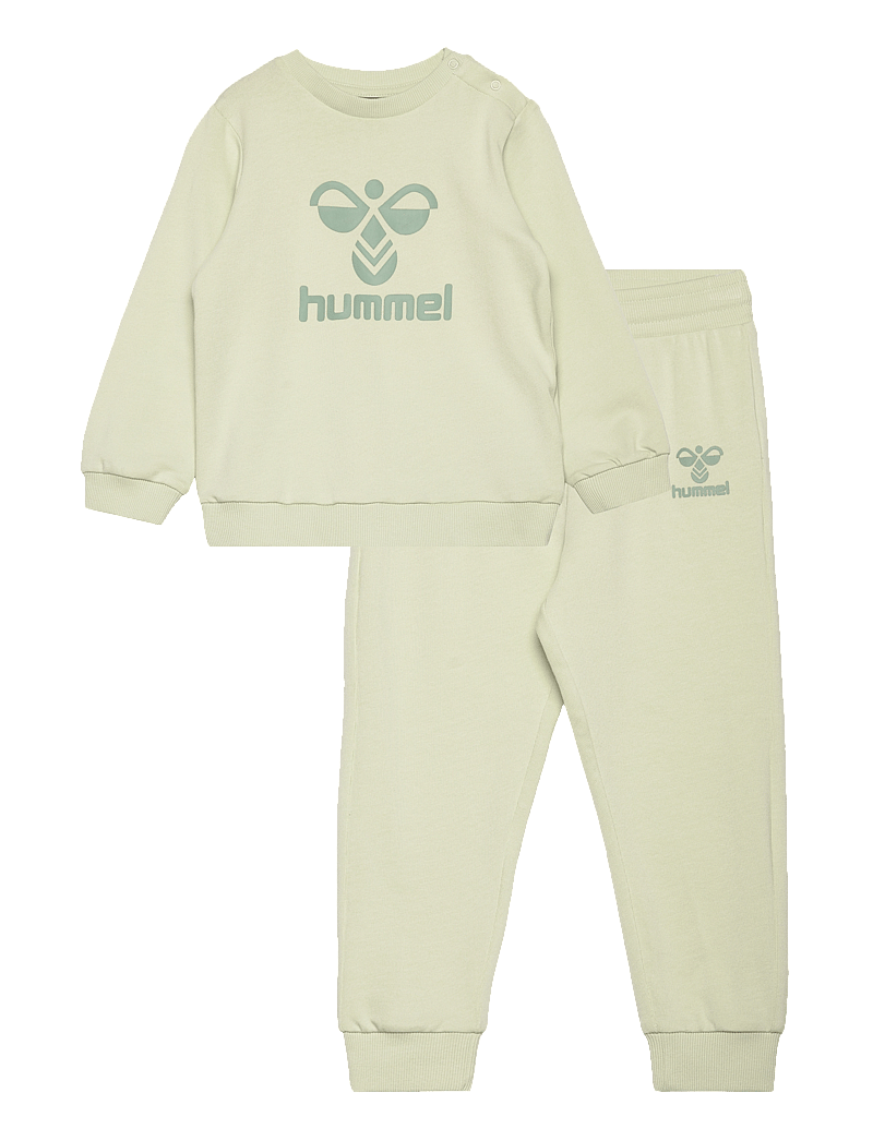 Hummel - hmlARINE CREWSUIT - joggingsæt & matchende sæt - fog green - 0