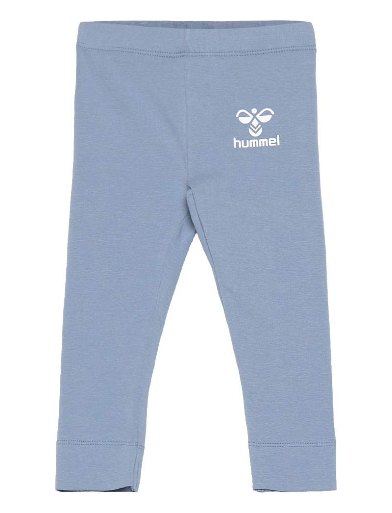 Hummel - hmlMINO TIGHTS - leggings - faded denim/marshmallow - 0