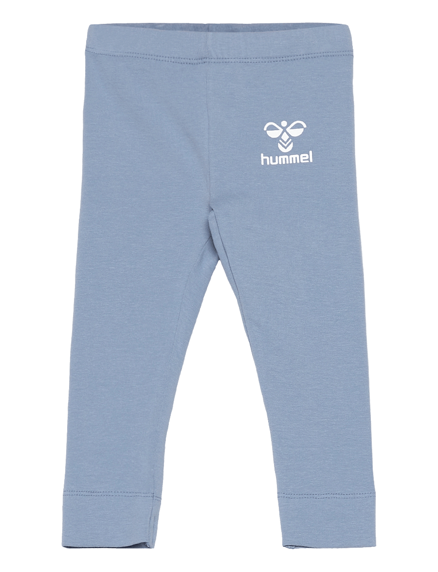 Hummel - hmlMINO TIGHTS - leggings - faded denim/marshmallow - 0