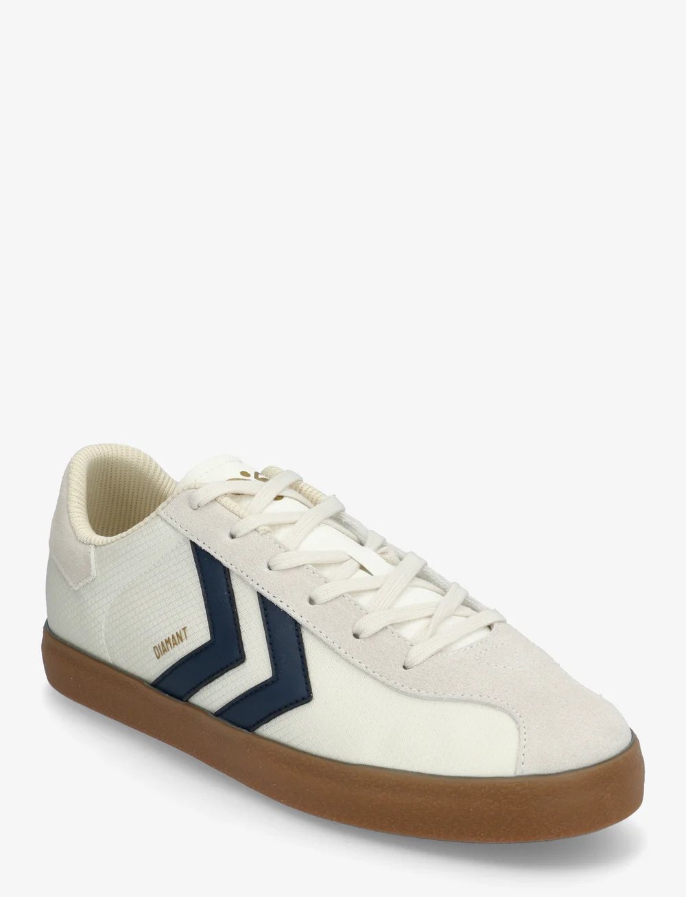 Hummel - DIAMANT LX-E RS - matalavartiset tennarit - marshmallow/blackiris/spicymus - 0